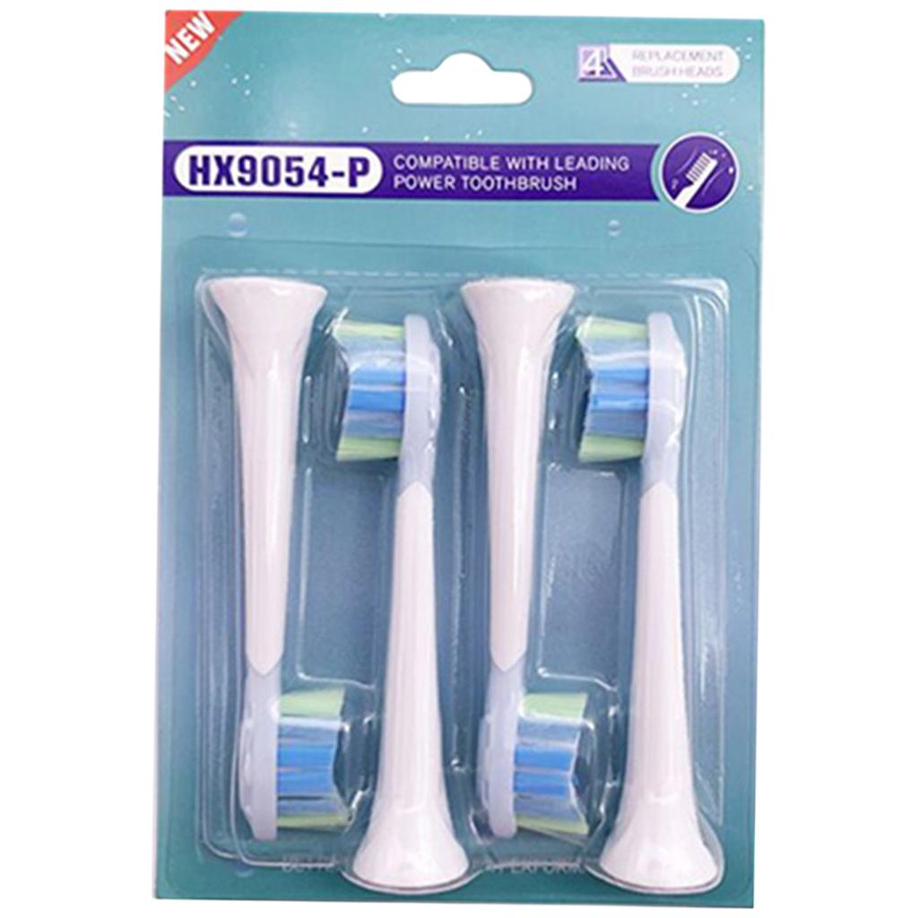 Replacement Toothbrush Heads Pack of 4 for Phillips Sonicare HX9054