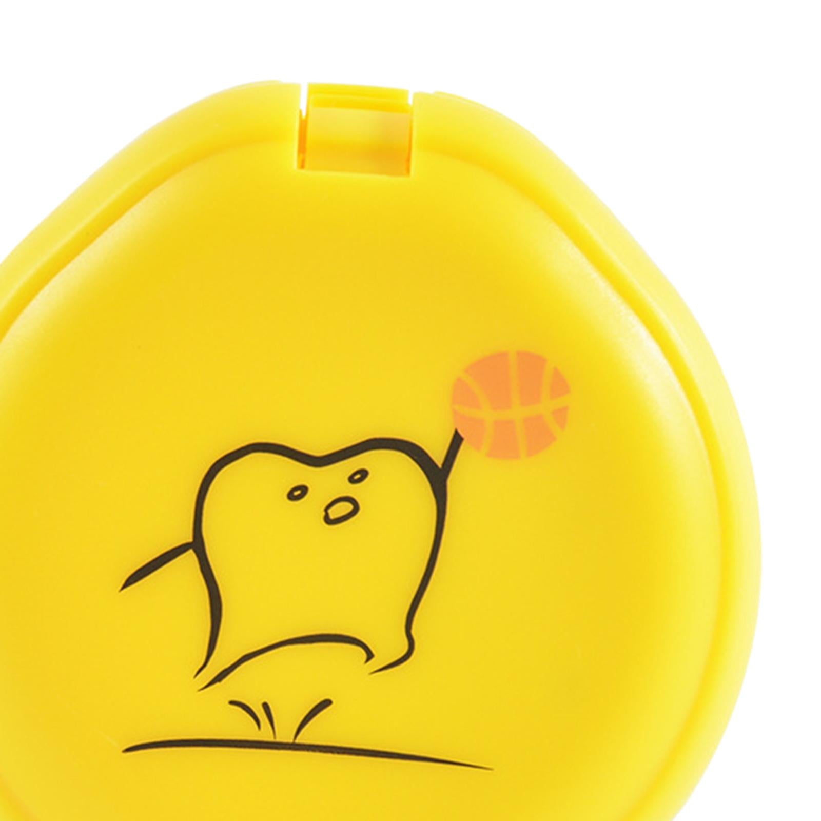 UVC Toothbrush Sterilizer Case Kills Germs Mini for Home and Travel Yellow