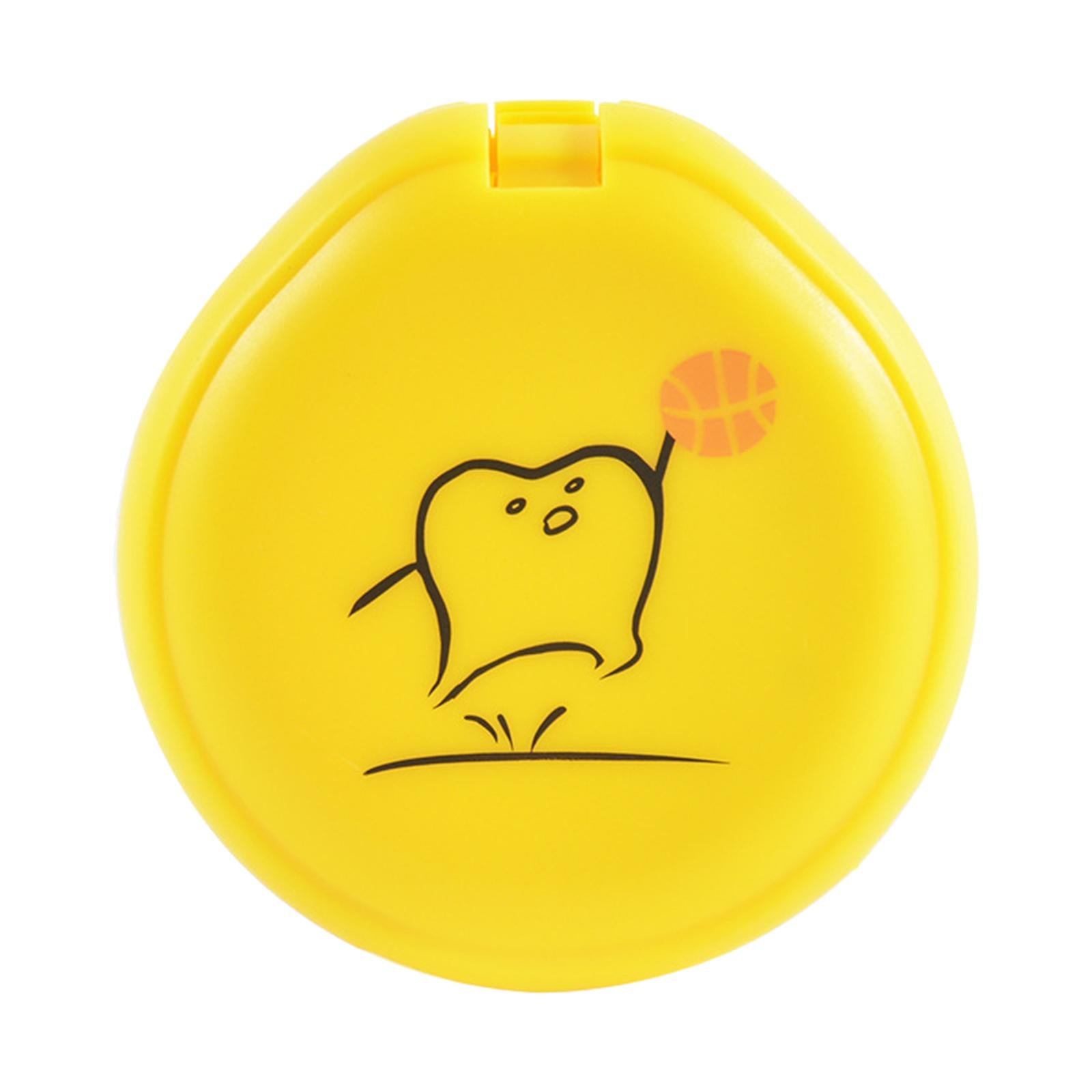 UVC Toothbrush Sterilizer Case Kills Germs Mini for Home and Travel Yellow