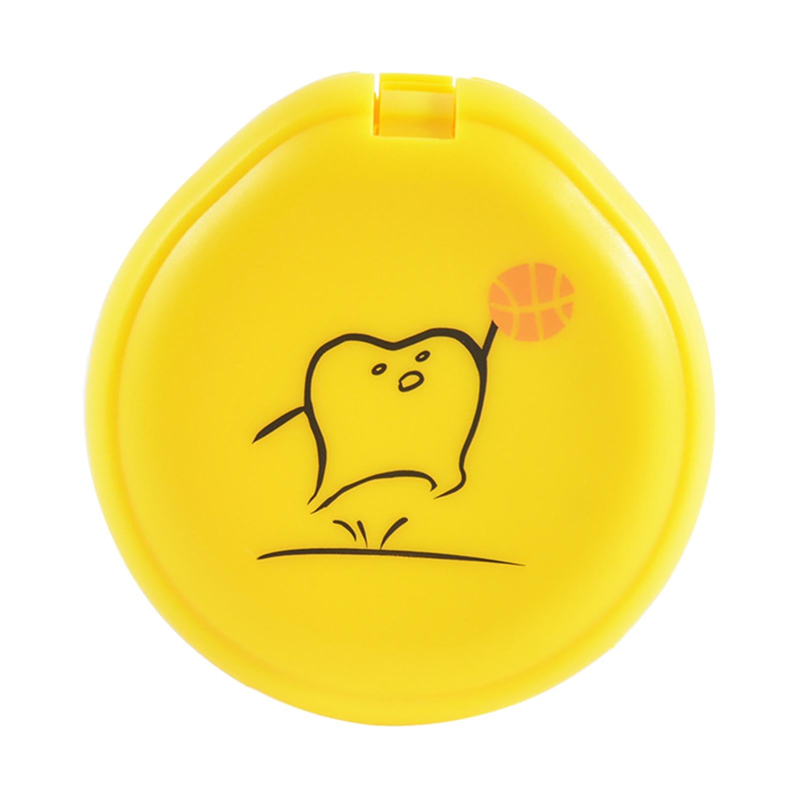 UVC Toothbrush Sterilizer Case Kills Germs Mini for Home and Travel Yellow