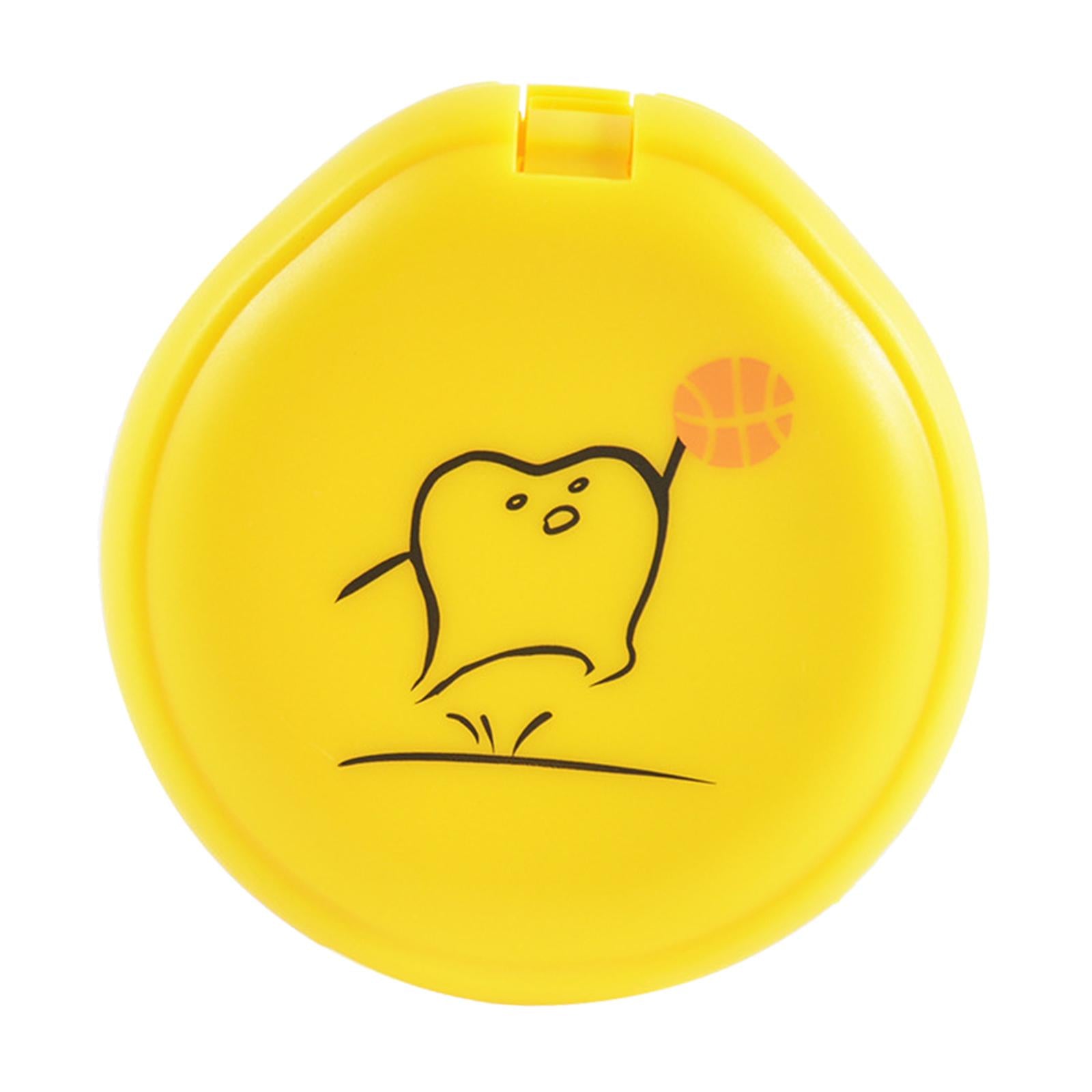 UVC Toothbrush Sterilizer Case Kills Germs Mini for Home and Travel Yellow