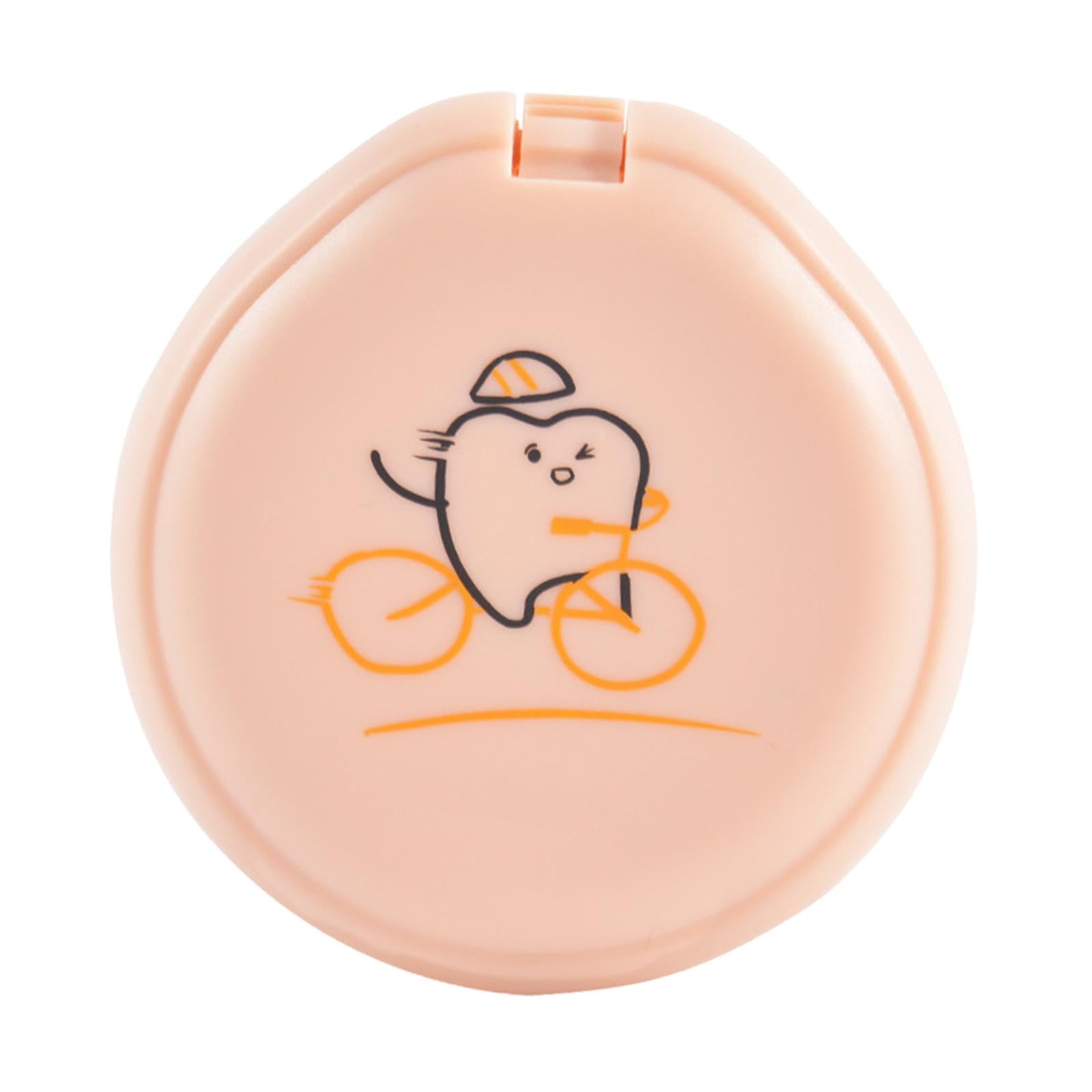 UVC Toothbrush Sterilizer Case Kills Germs Mini for Home and Travel Orange