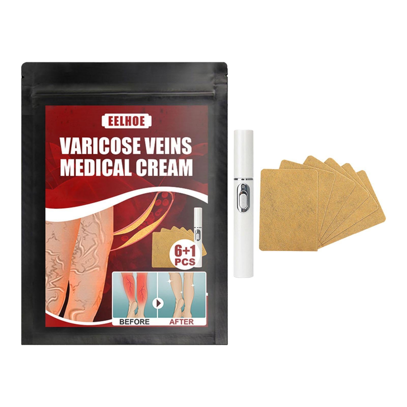 6pcs Vein massage varicose leg vein patch with optional pen with pen