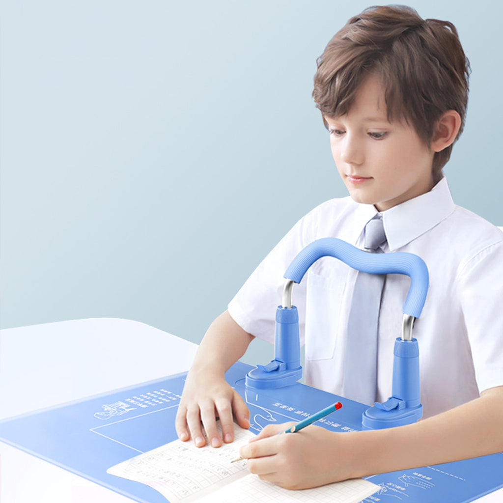 Sitting Posture Corrector Myopia Prevention Holder Sitting Posture for Kids Blue