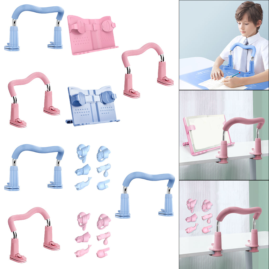 Sitting Posture Corrector Myopia Prevention Holder Sitting Posture for Kids Blue