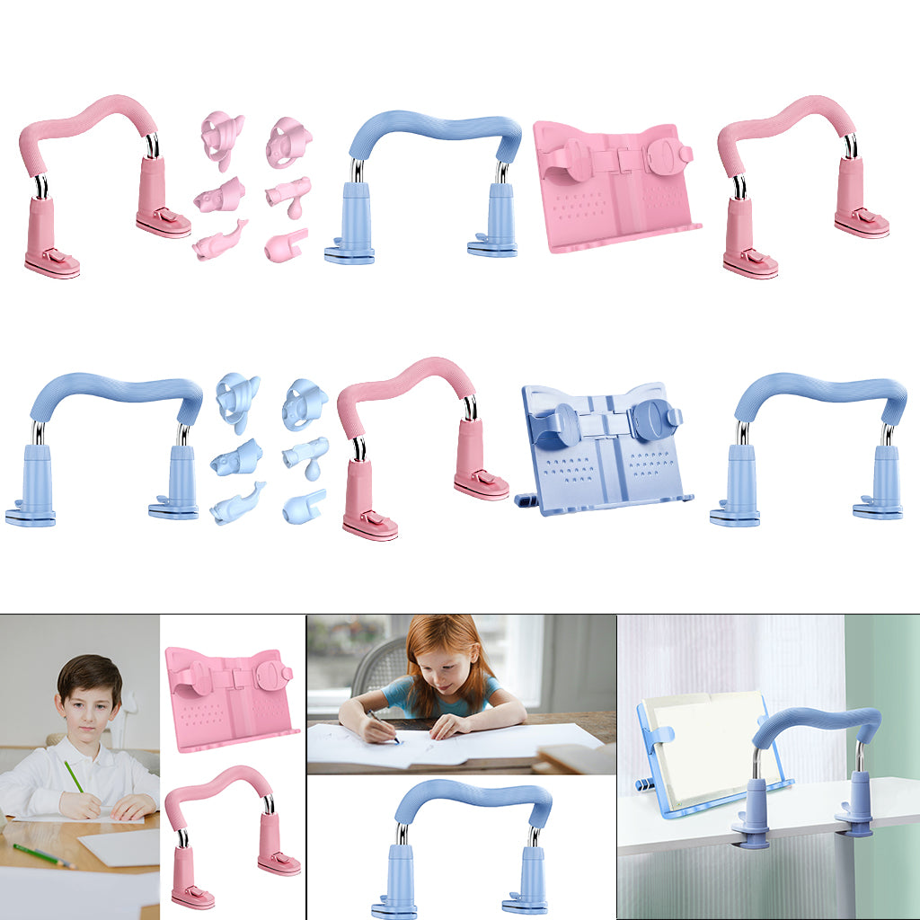 Sitting Posture Corrector Myopia Prevention Holder Sitting Posture for Kids Blue