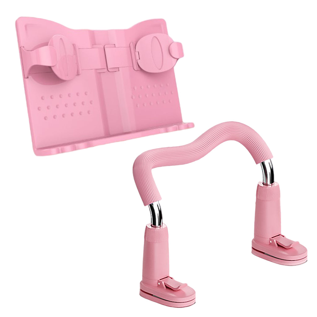 Sitting Posture Corrector Prevent Hunchback with Reading Stand for Students Pink