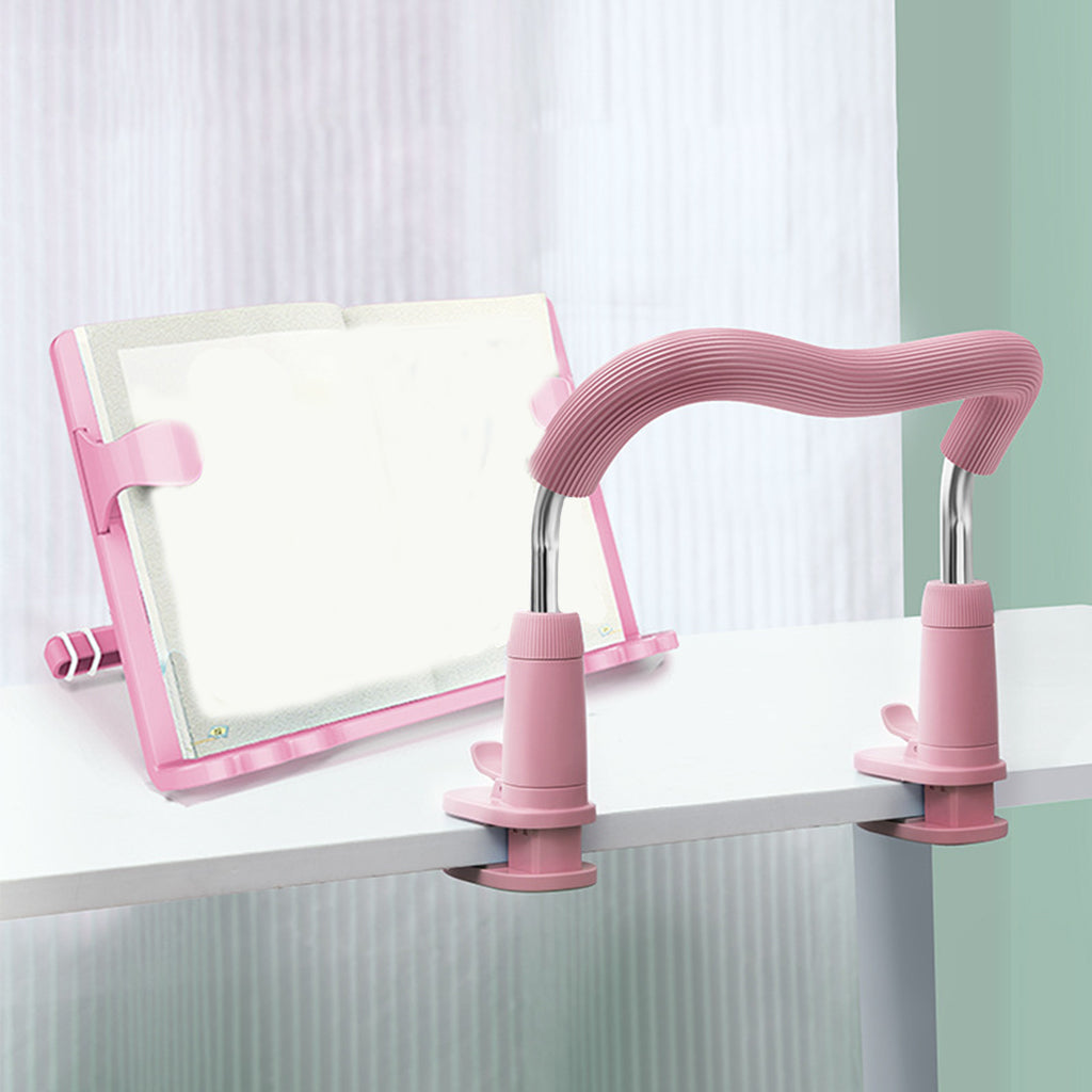 Sitting Posture Corrector Prevent Hunchback with Reading Stand for Students Pink