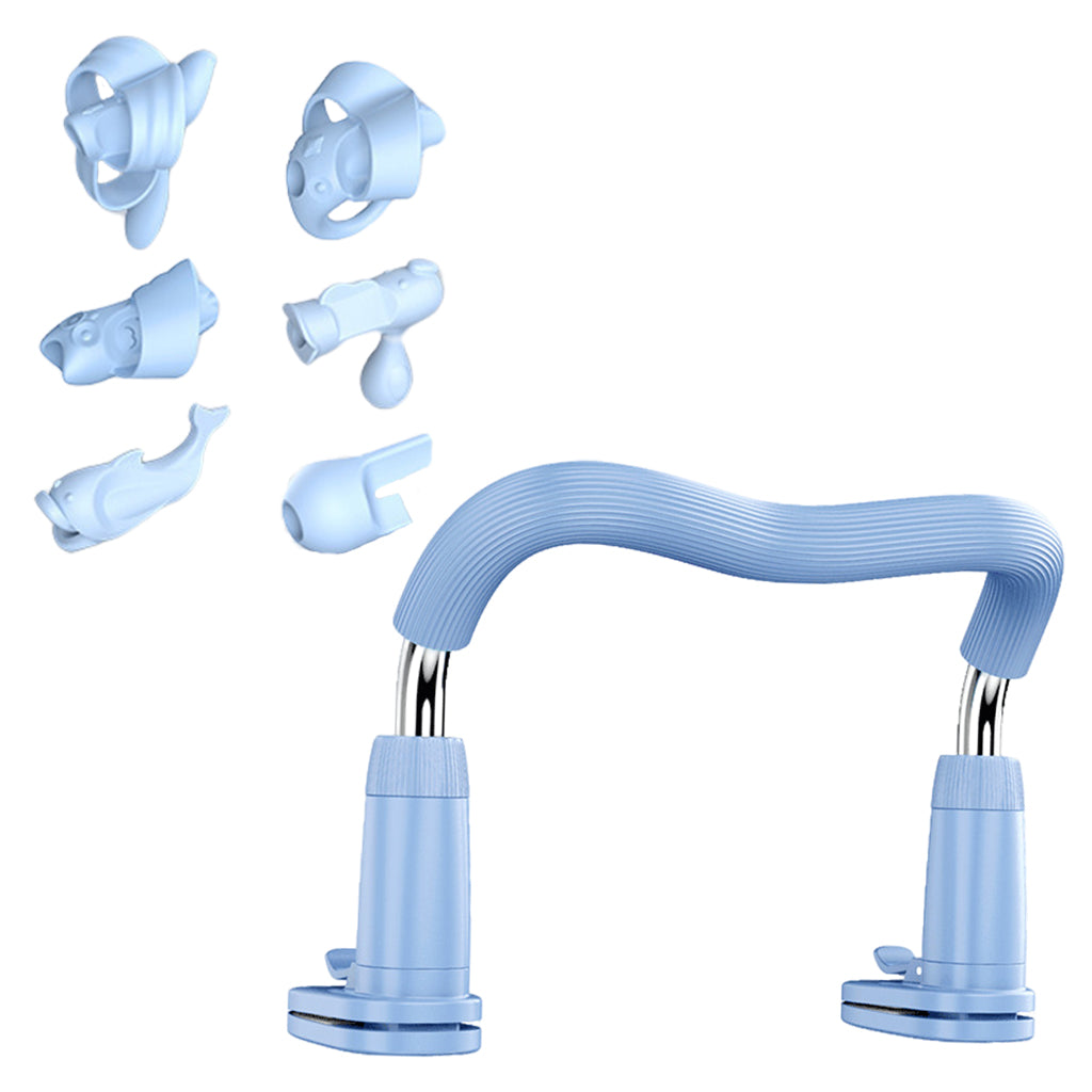 Sitting Posture Corrector ABS Support Reading with Pencil Grips for Teens Blue