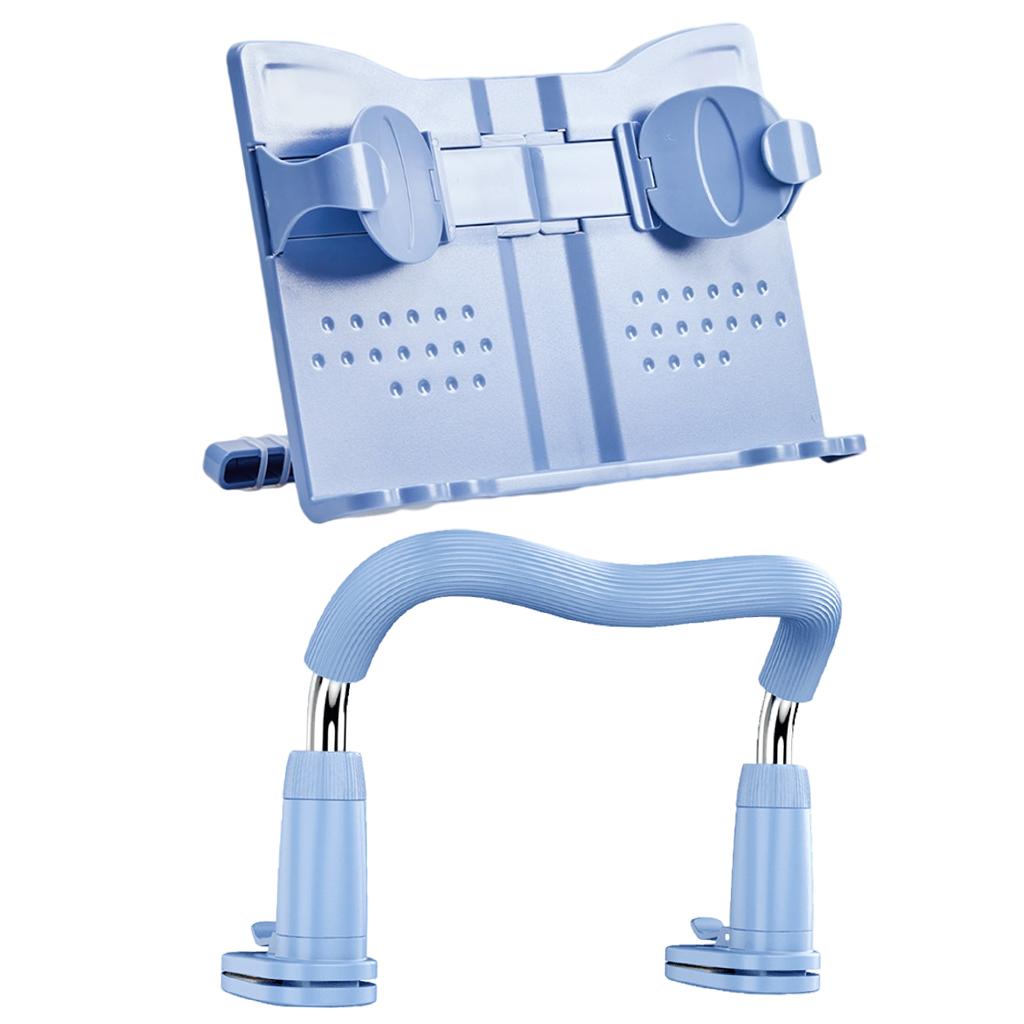 Sitting Posture Corrector Prevent Hunchback with Reading Stand for Students Blue