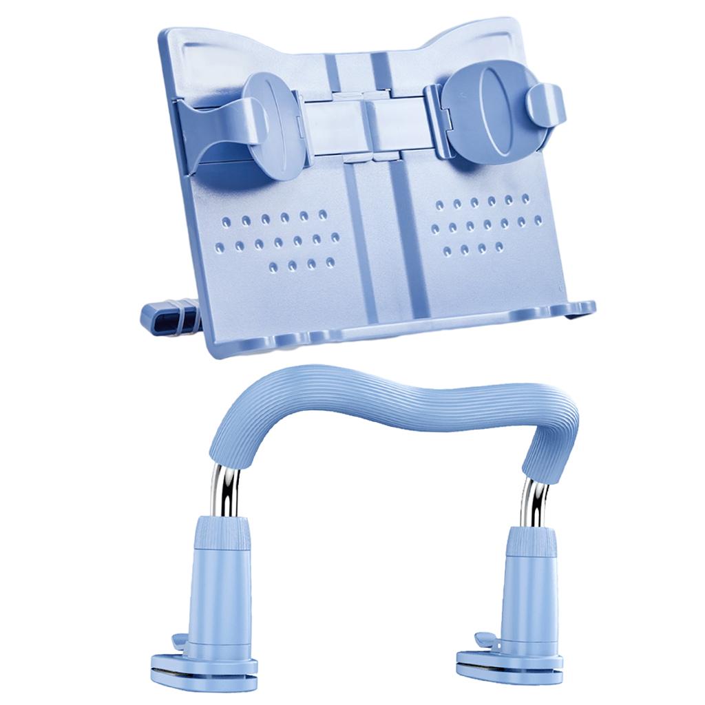 Sitting Posture Corrector Prevent Hunchback with Reading Stand for Students Blue