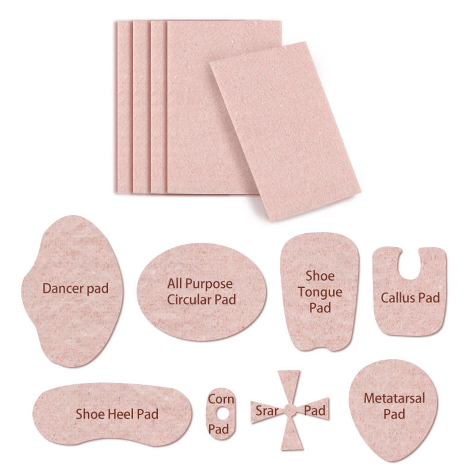 25Pcs Multifunction Shoe Heel Pad Tape Wrist Use Foot Cushion Pads for Boots