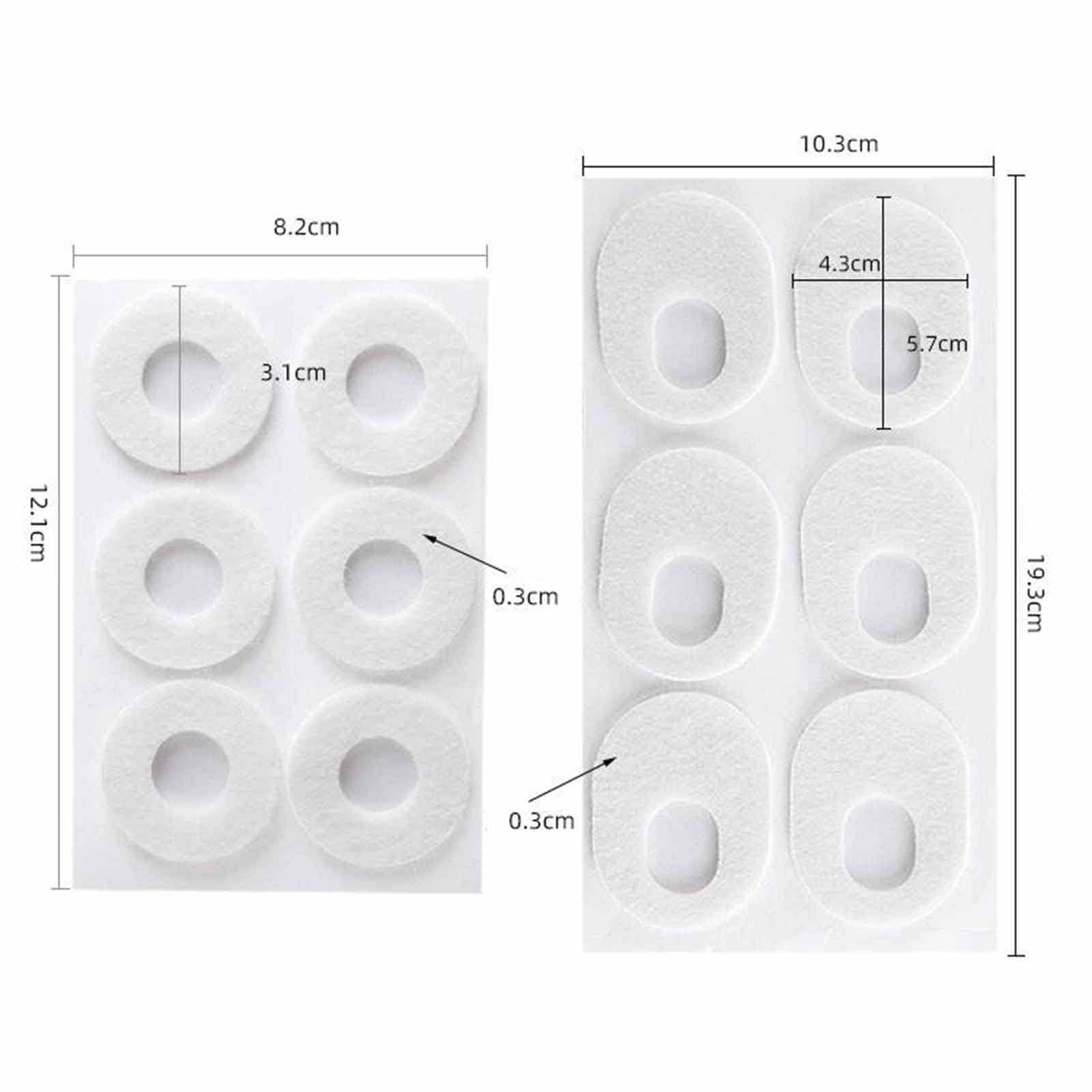 5Sheets Corn Cushion Pads Corn Callus Removal Toe Protector Callus Pad Round