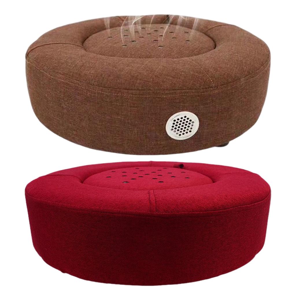 Moxibustion Cushion Stool Therapy Cushion Stress Relief Home Sitting Brown