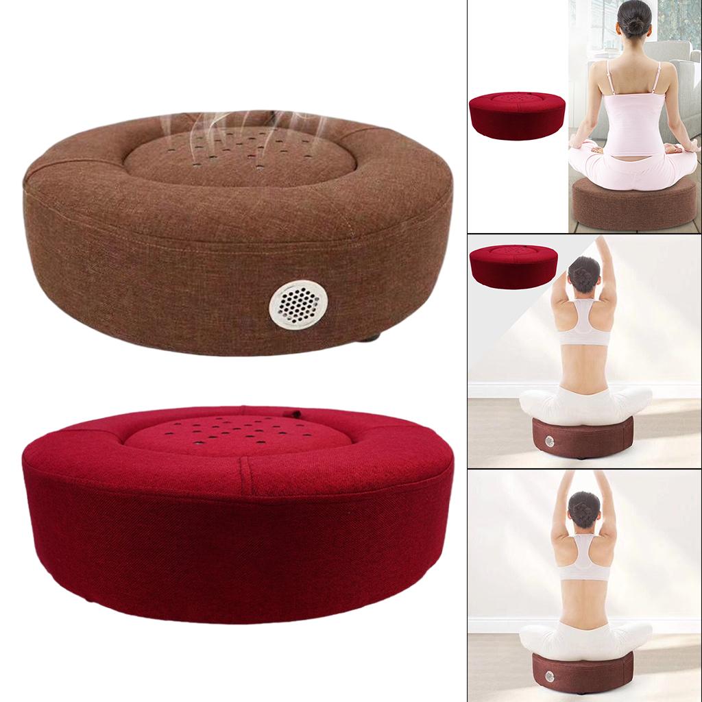 Moxibustion Cushion Stool Therapy Cushion Stress Relief Home Sitting Brown