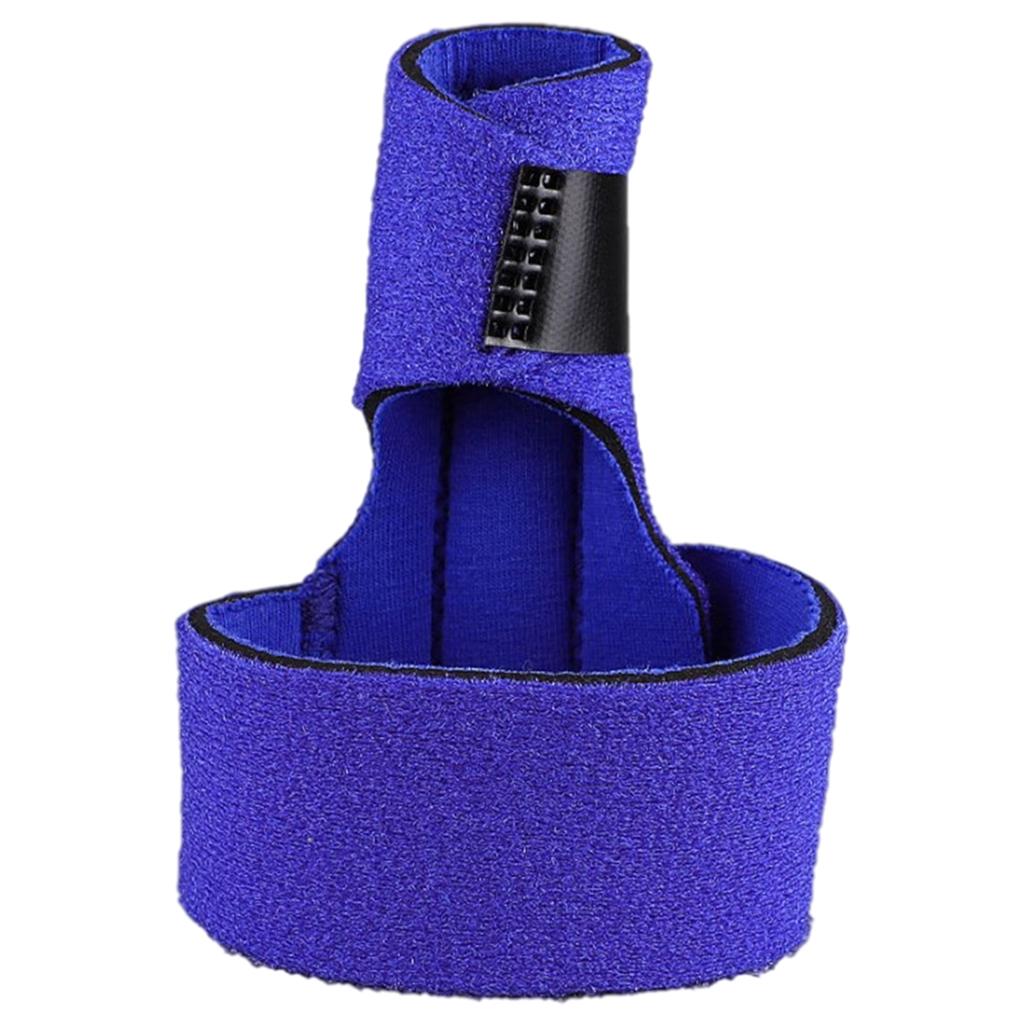Finger Splint Brace Protection Support Fastening Tape for Broken Finger blue right