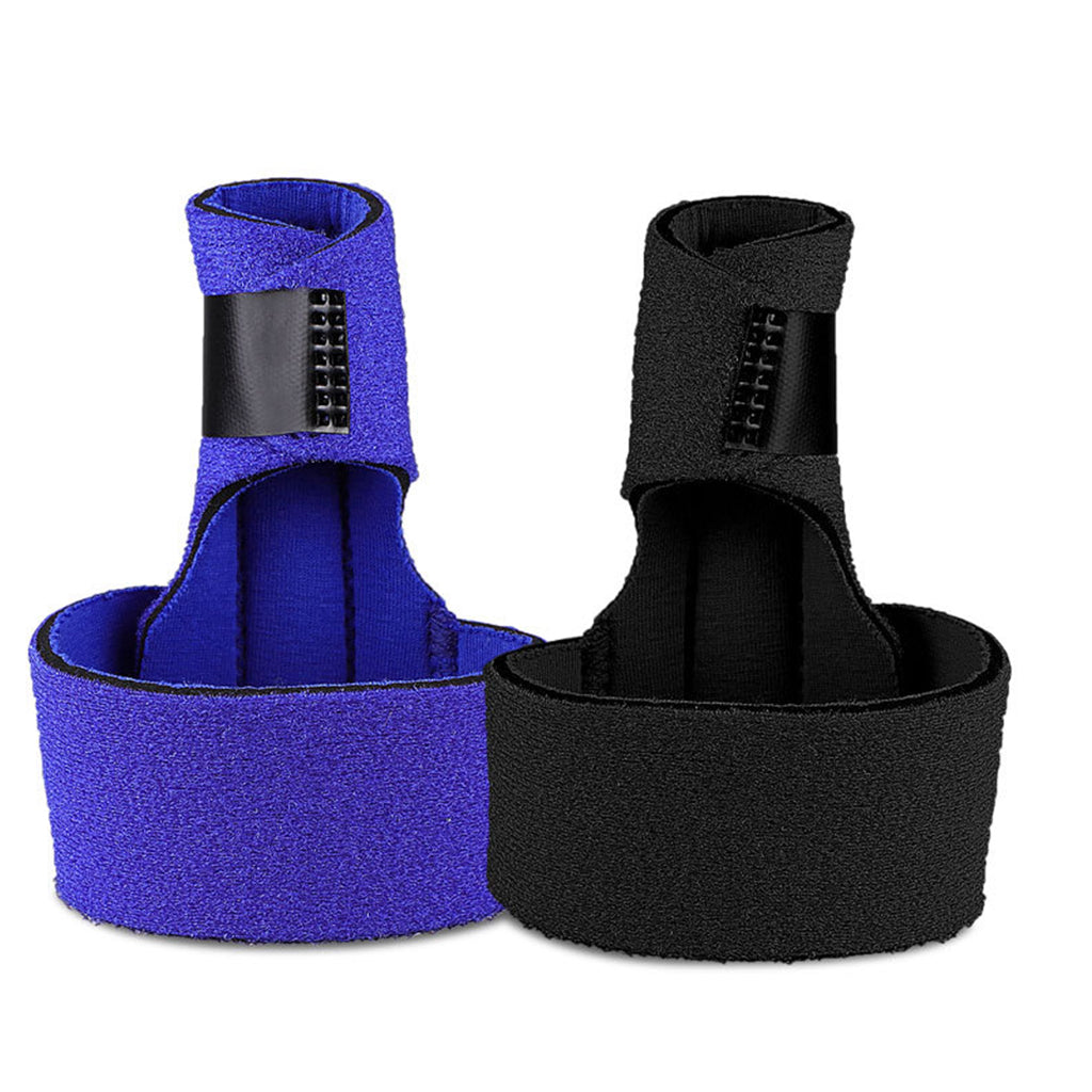 Finger Splint Brace Protection Support Fastening Tape for Broken Finger black left