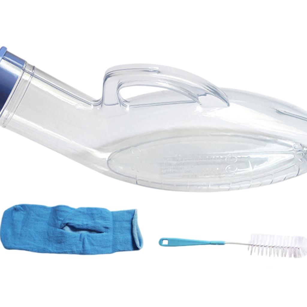 PVC Portable Urinal Bottle for Paralyzed Elderly Bedridden For Male 800ML
