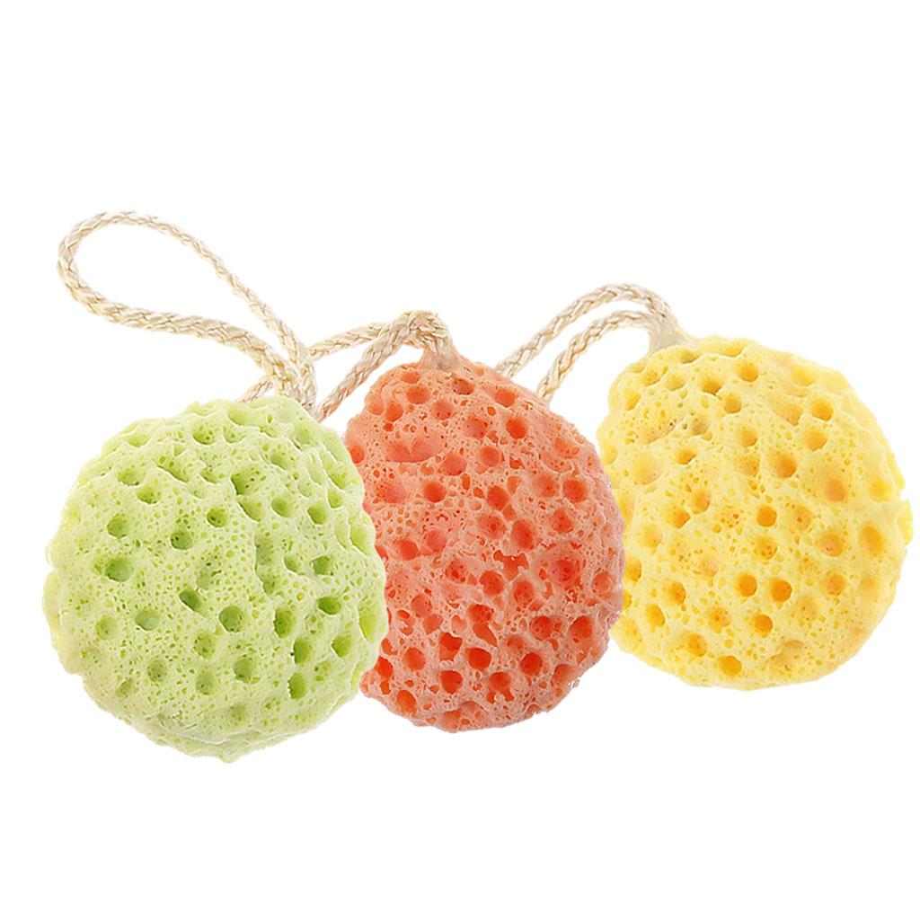 Fun Bath Sponge Soft Cute Massage Quick Drying for Baby Adult Mother Kids Yellow
