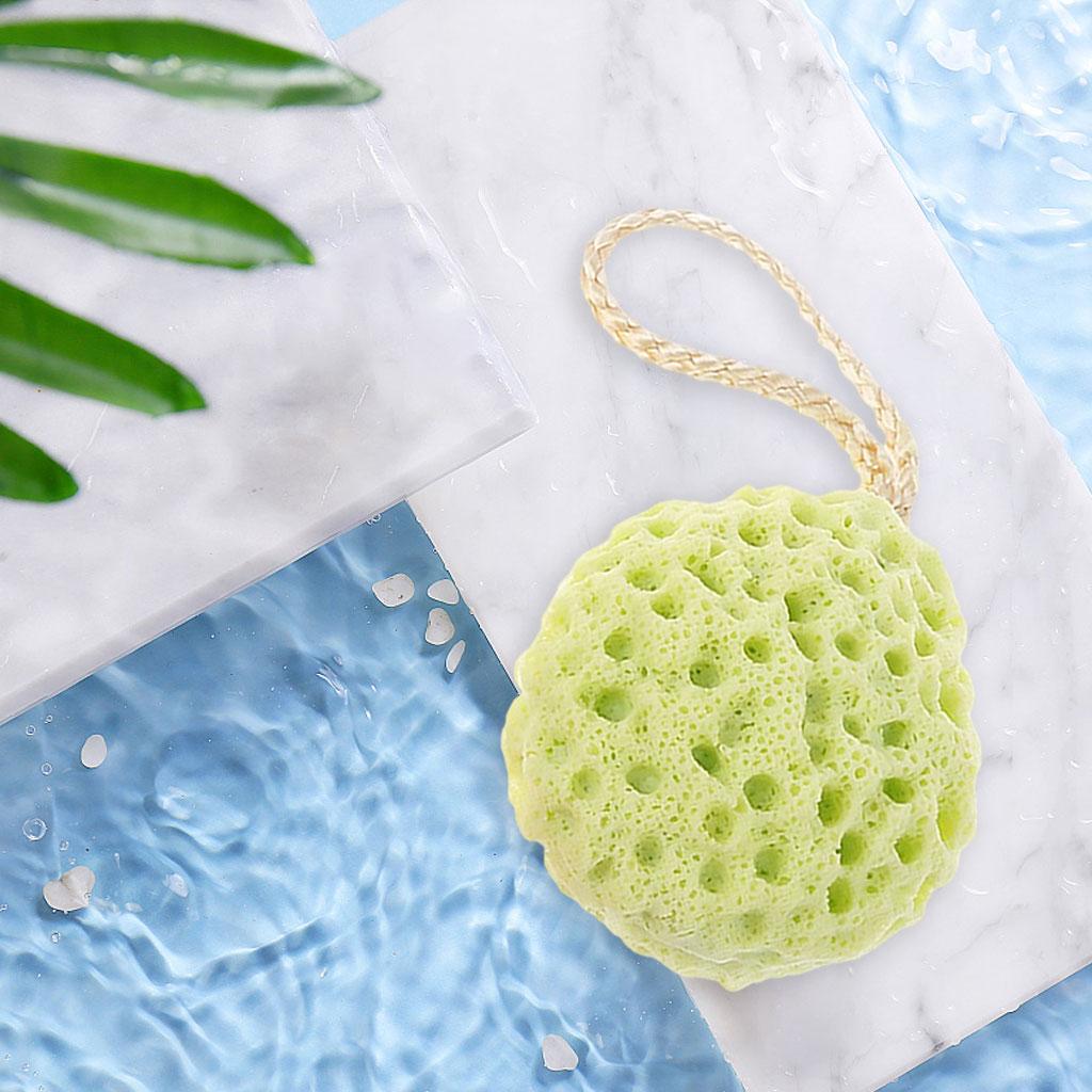 Fun Bath Sponge Soft Cute Massage Quick Drying for Baby Adult Mother Kids Green