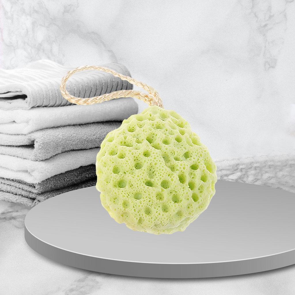 Fun Bath Sponge Soft Cute Massage Quick Drying for Baby Adult Mother Kids Green