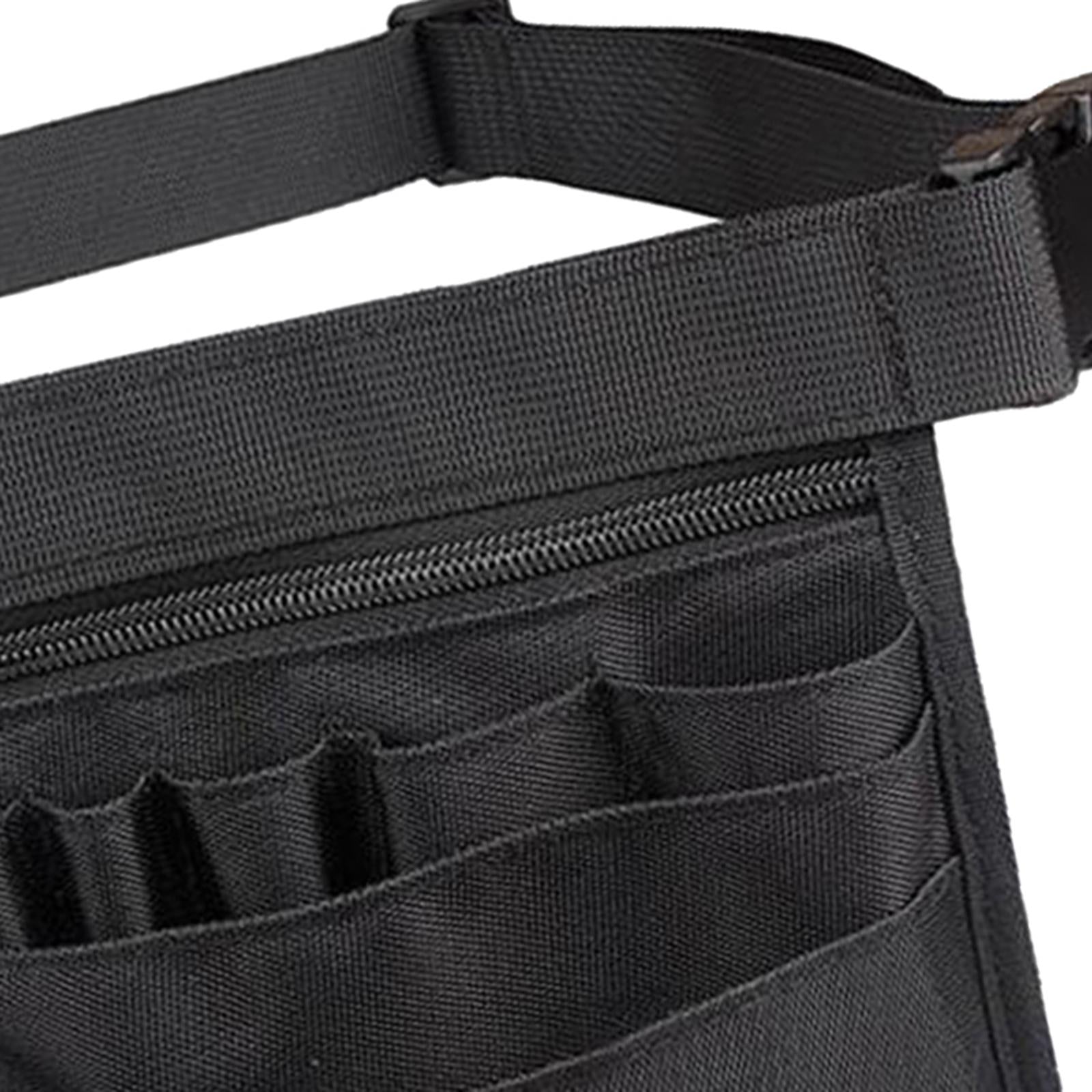 Nylon Nurse Organizer Belt Waist Bag Fanny Pack Case for Scissors Care Kit Black
