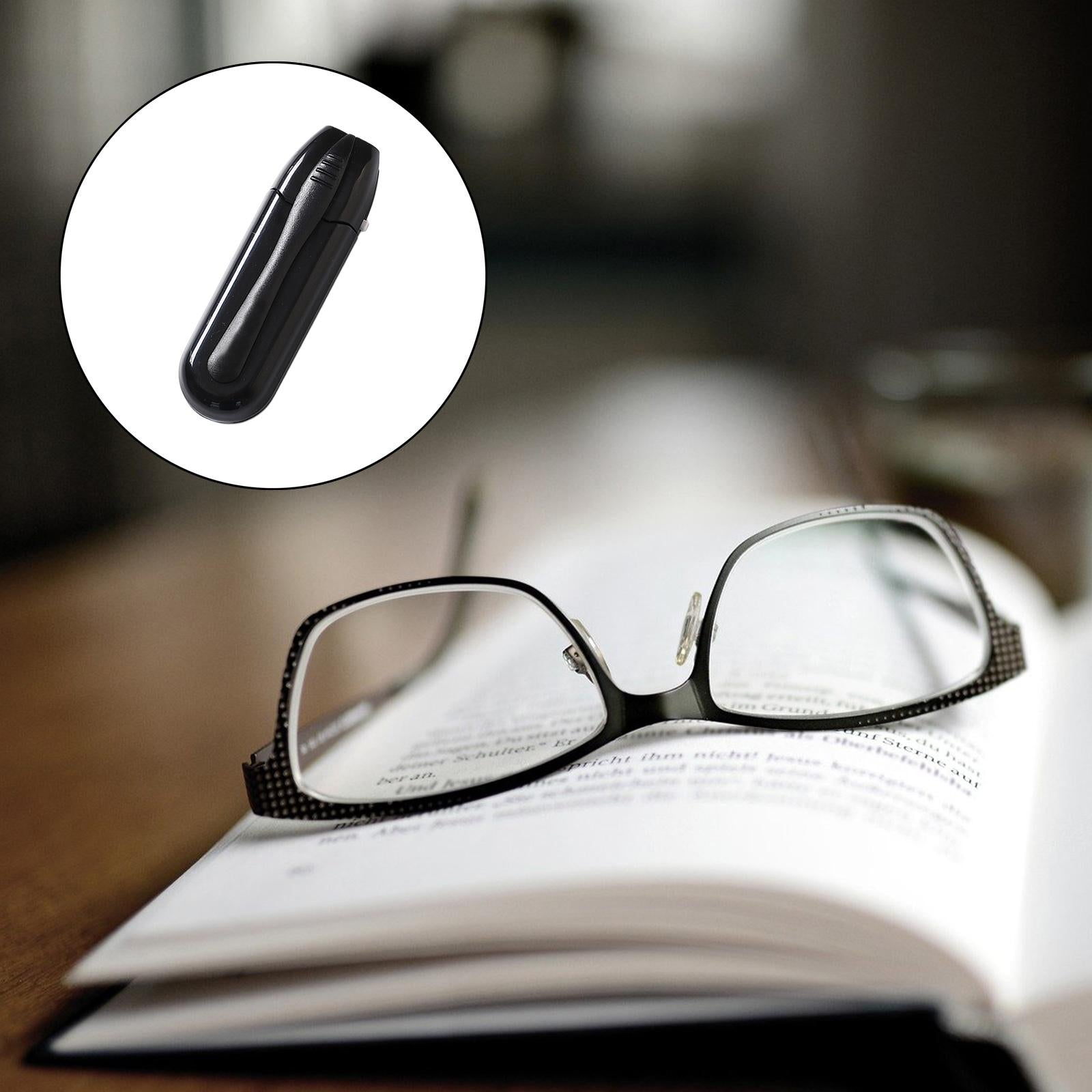 Eyeglass Cleaner No Wipes or Cloth Glass Care Maintenance Spectacles black