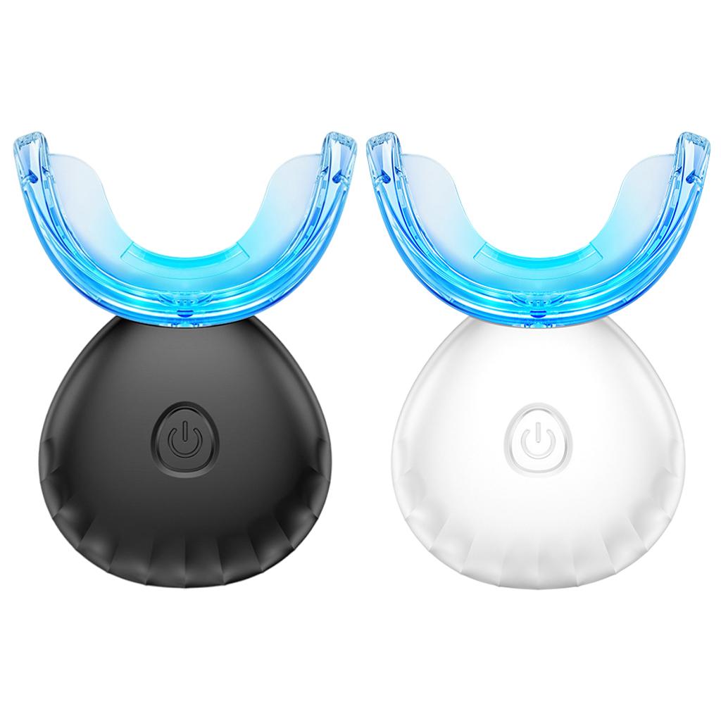 Home Use Wireless Teeth Whitening LED Light  Effective Stain Removal Black