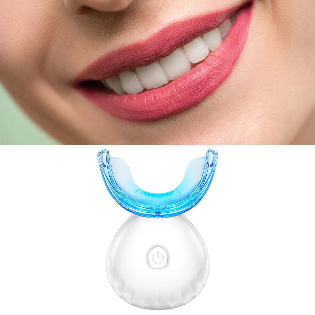 Home Use Wireless Teeth Whitening LED Light  Effective Stain Removal White