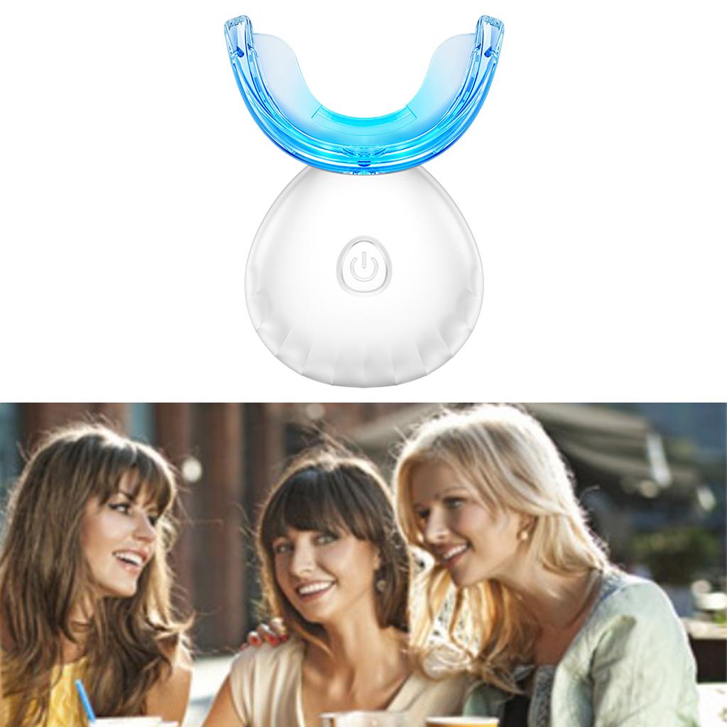 Home Use Wireless Teeth Whitening LED Light  Effective Stain Removal White
