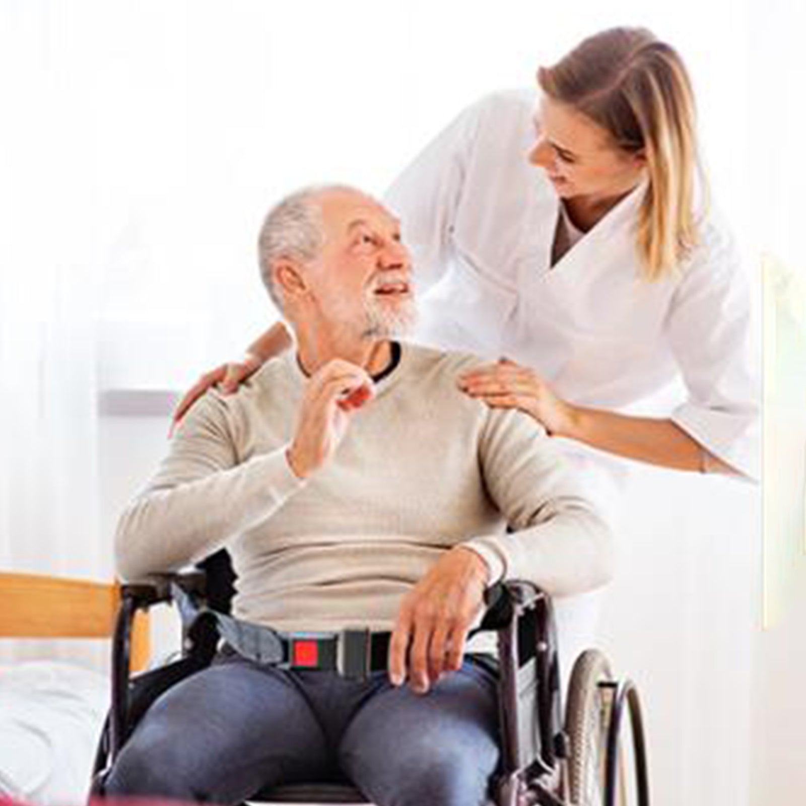 Durable Wheelchair Seat Belt Restraints Straps Harness Patients  Adjustable