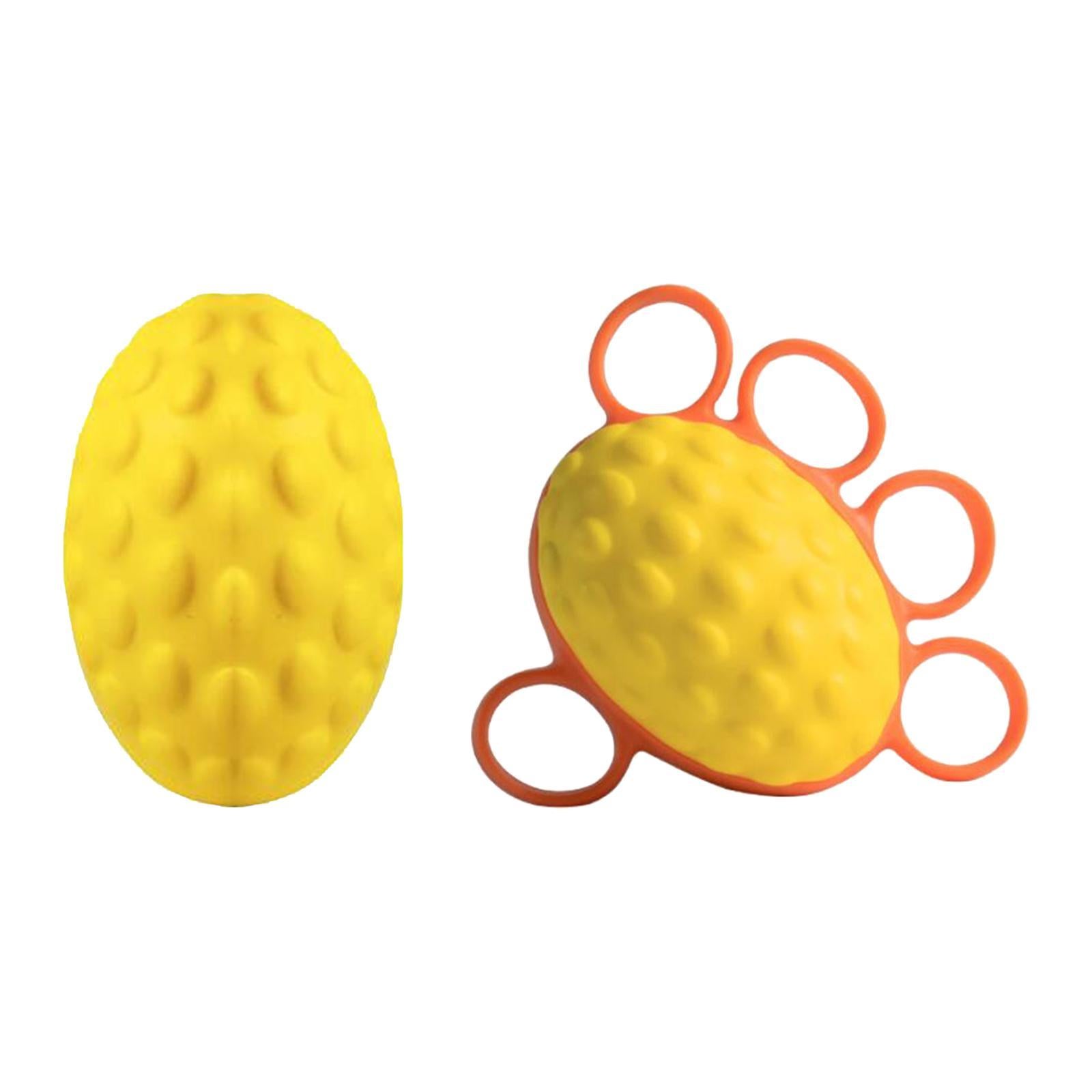 Hand Grip Ball Finger Force Training Oval for Elderly without five finger