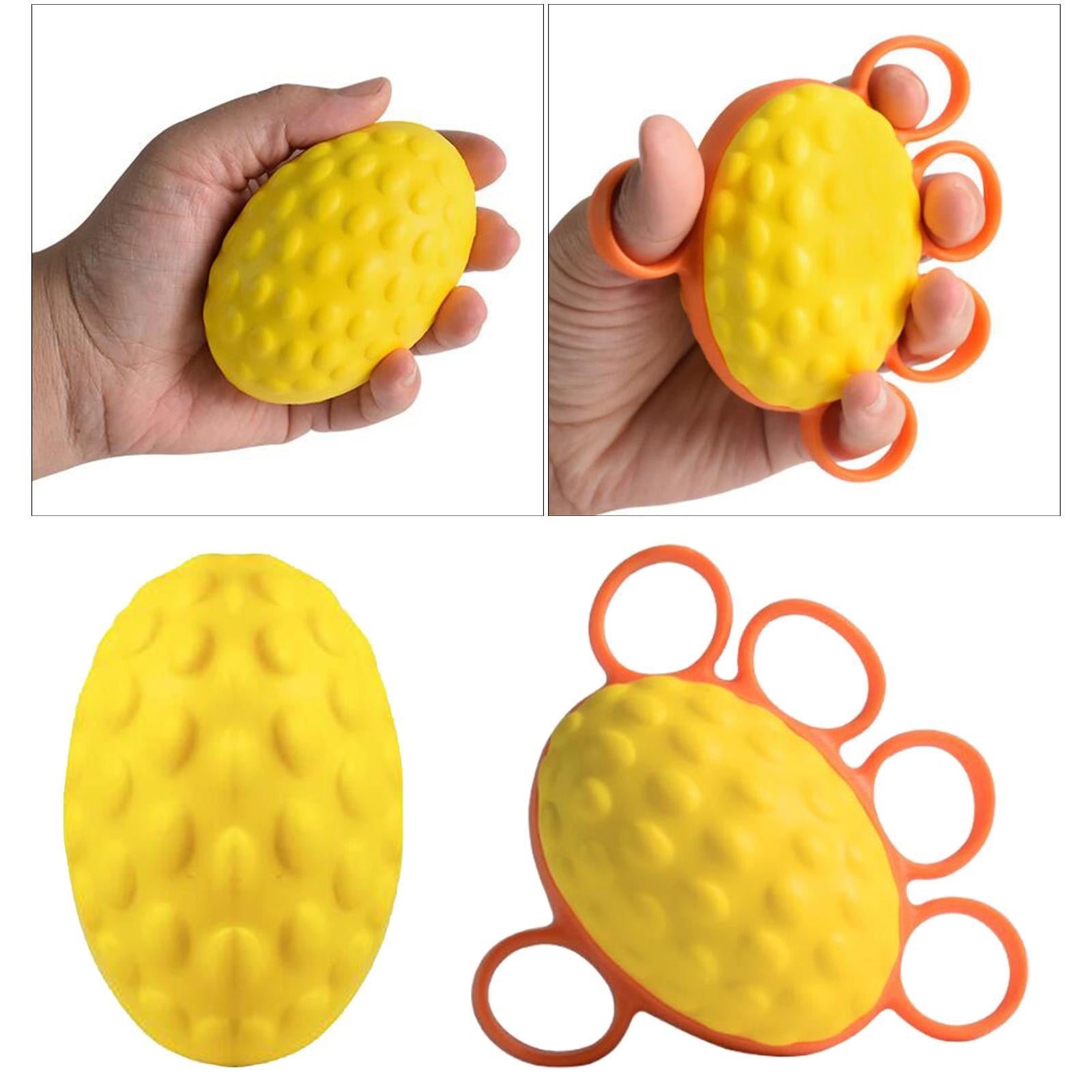 Hand Grip Ball Finger Force Training Oval for Elderly without five finger