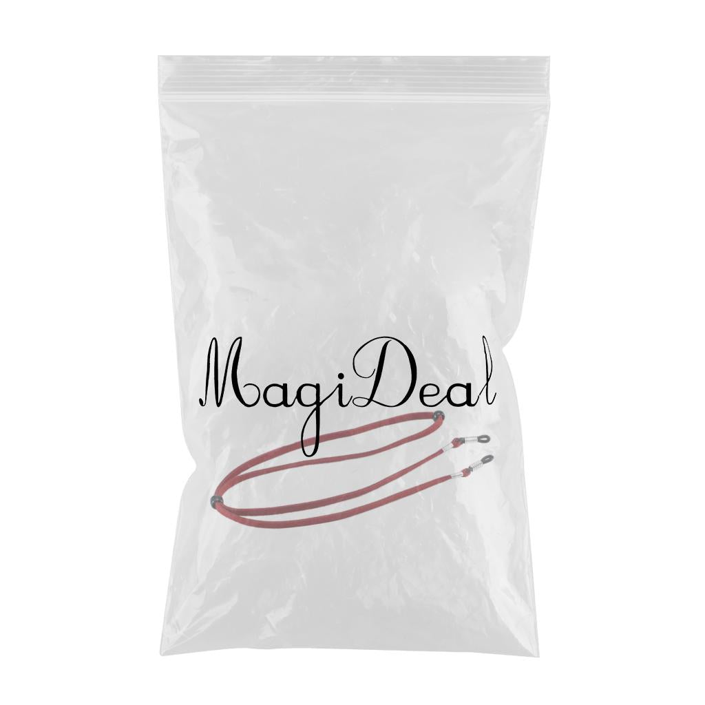 Eyeglass Strap Non-Slip Stretchy Universal Rope Eyewear Retainer Sports Red