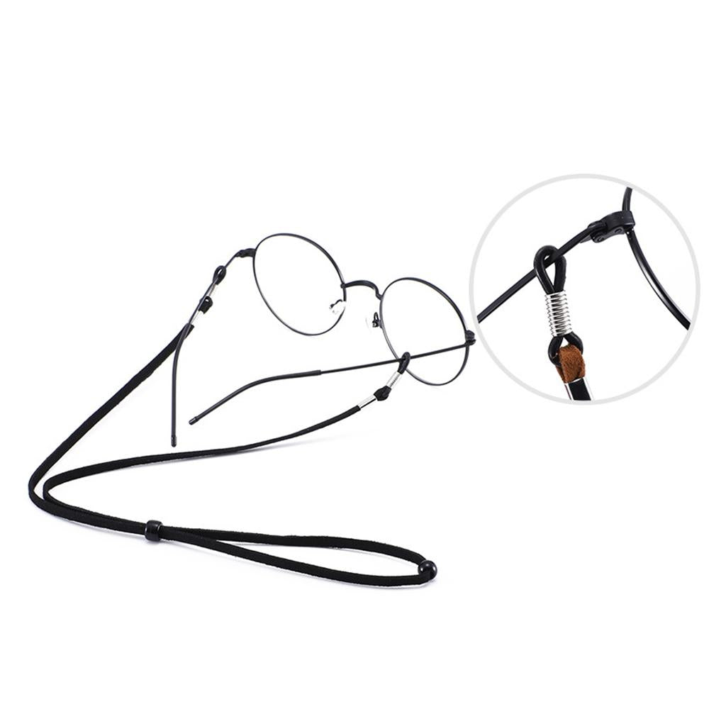 Eyeglass Strap Non-Slip Stretchy Universal Rope Eyewear Retainer Sports Black