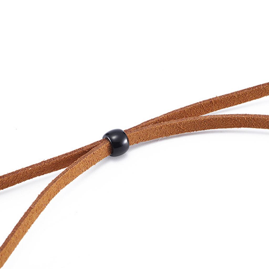 Eyeglass Strap Non-Slip Stretchy Universal Rope Eyewear Retainer Sports Light Brown