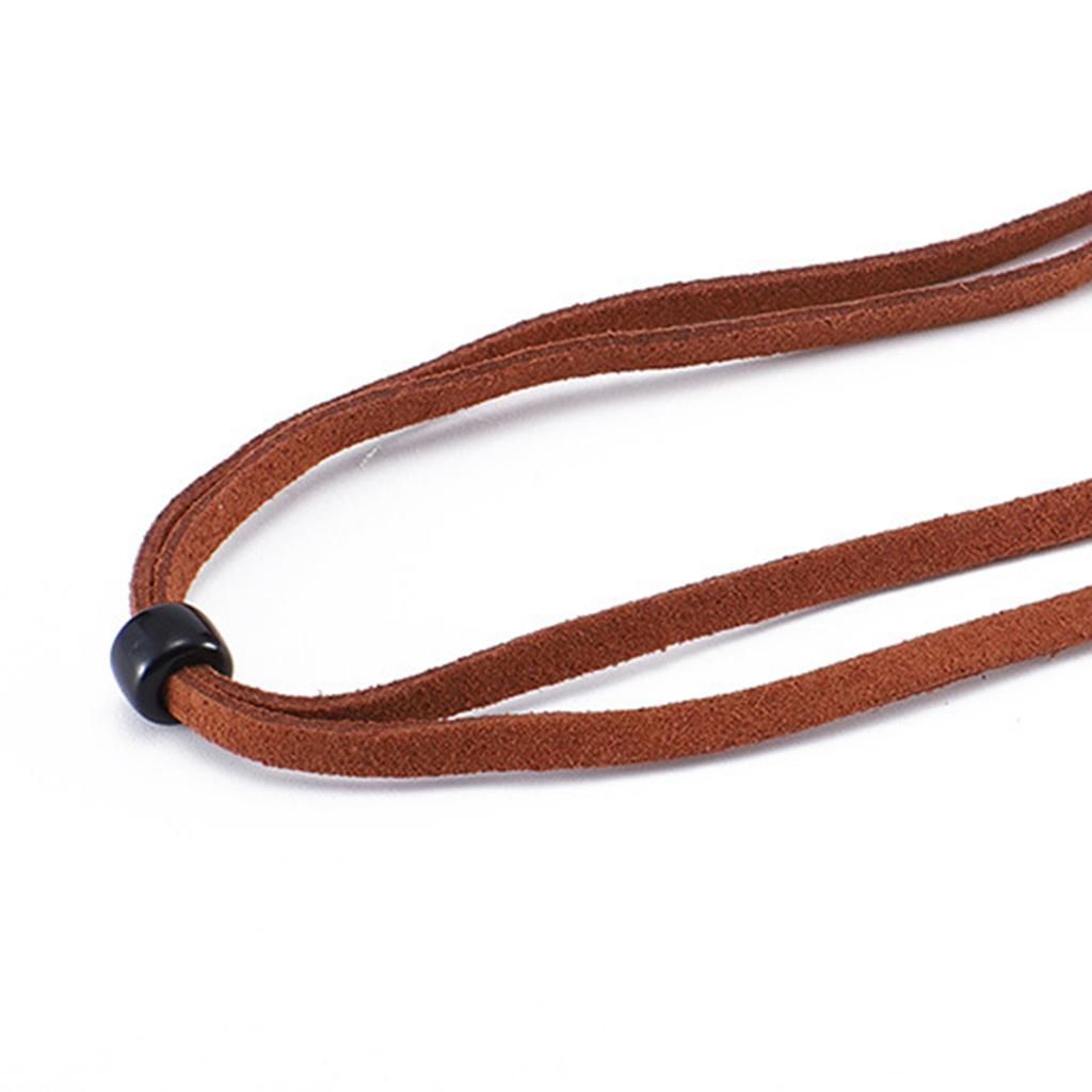 Eyeglass Strap Non-Slip Stretchy Universal Rope Eyewear Retainer Sports Dark Brown