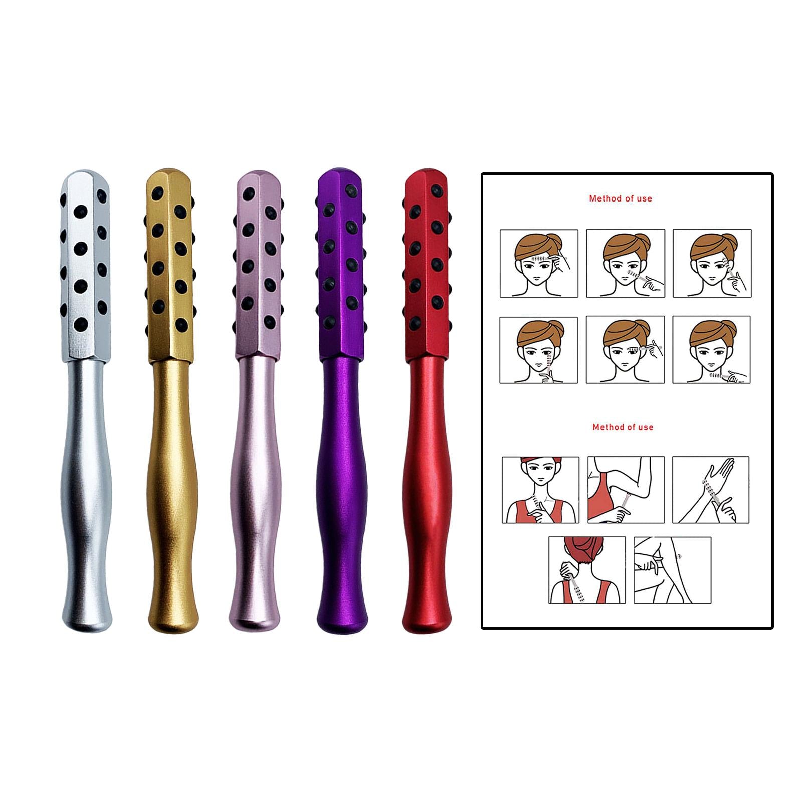 Facial Roller Neck Anti Ageing Skin Tool Face Lifting Beauty Roller Pink