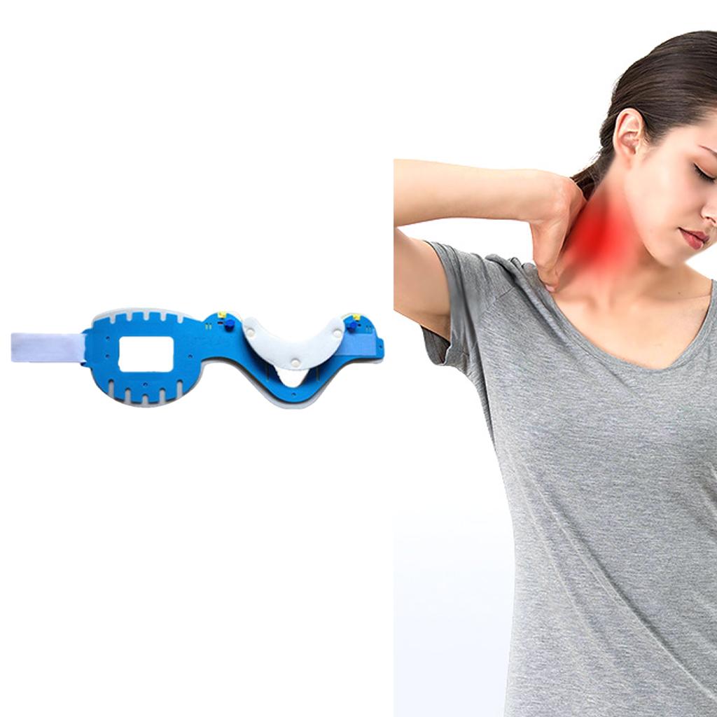 Cervical Neck Brace Collar Traction Device Fixation Spine Care Pain Relief