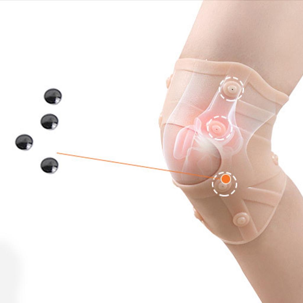 Kneed Pads Magnetic Therapy Anti-Slip Sleeves Brace for Gardening Sports