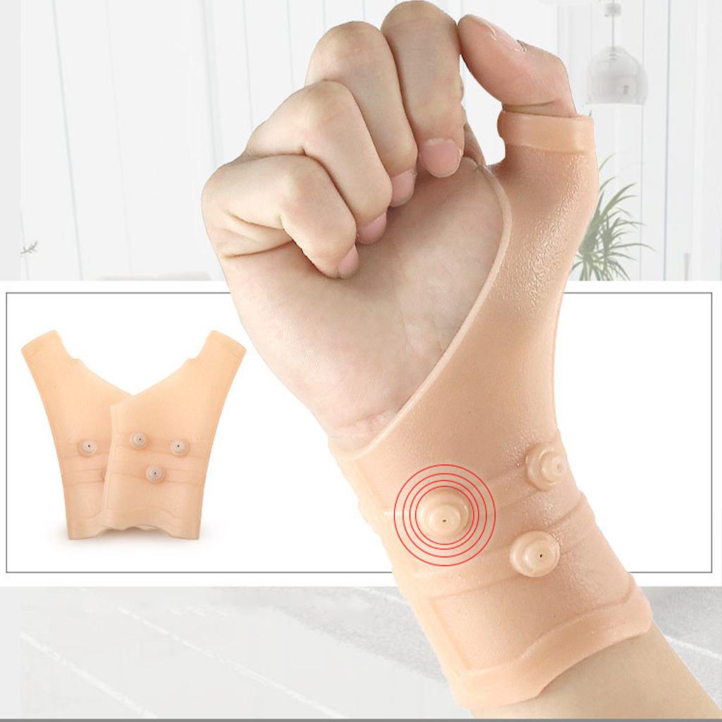 Magnetic Therapy Wrist Thumb Support Glove Pain Relief Protective Sleeve