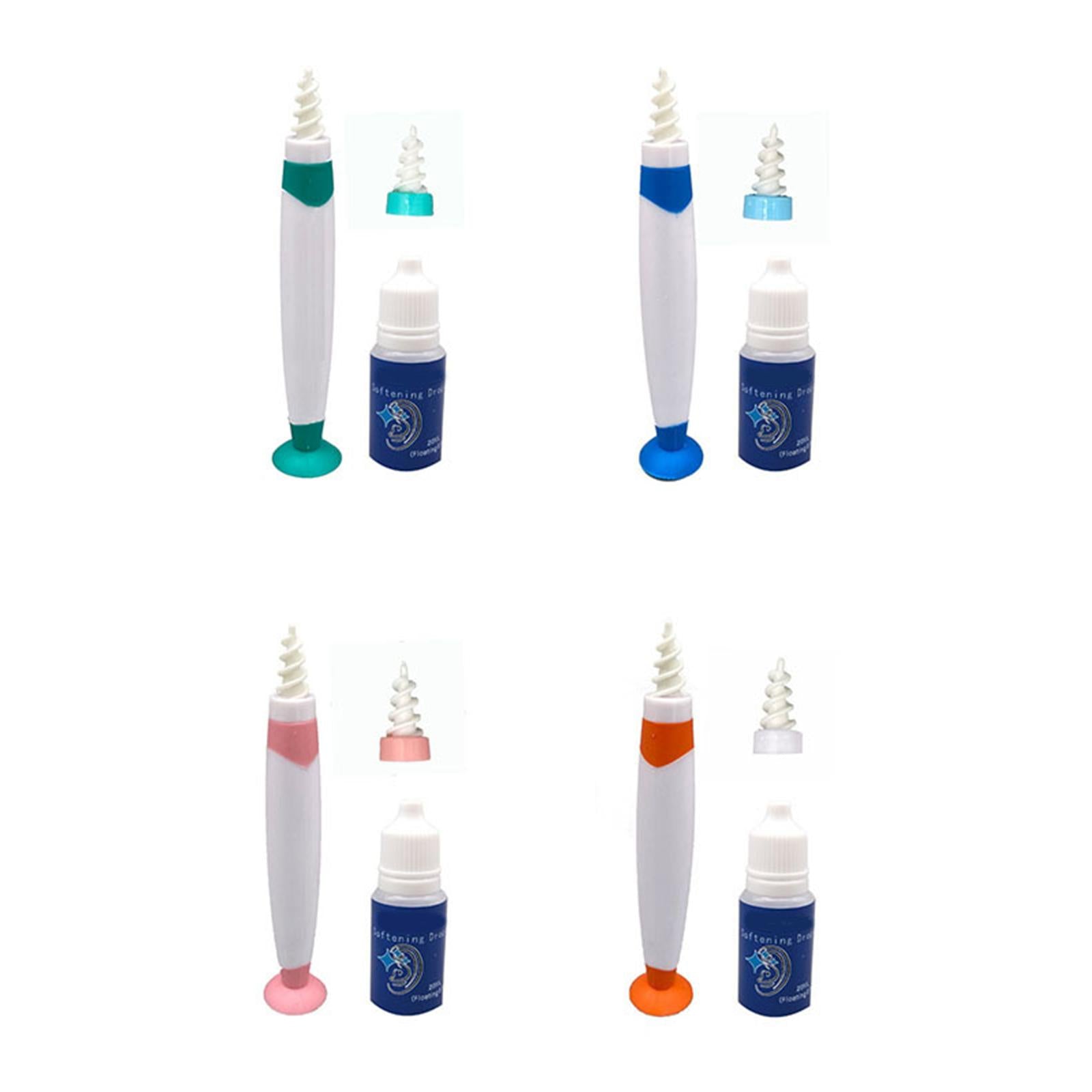 Safe Ear Wax Remover Ear Plugs Hearing Aid Health Soft Reusable for Kids Green