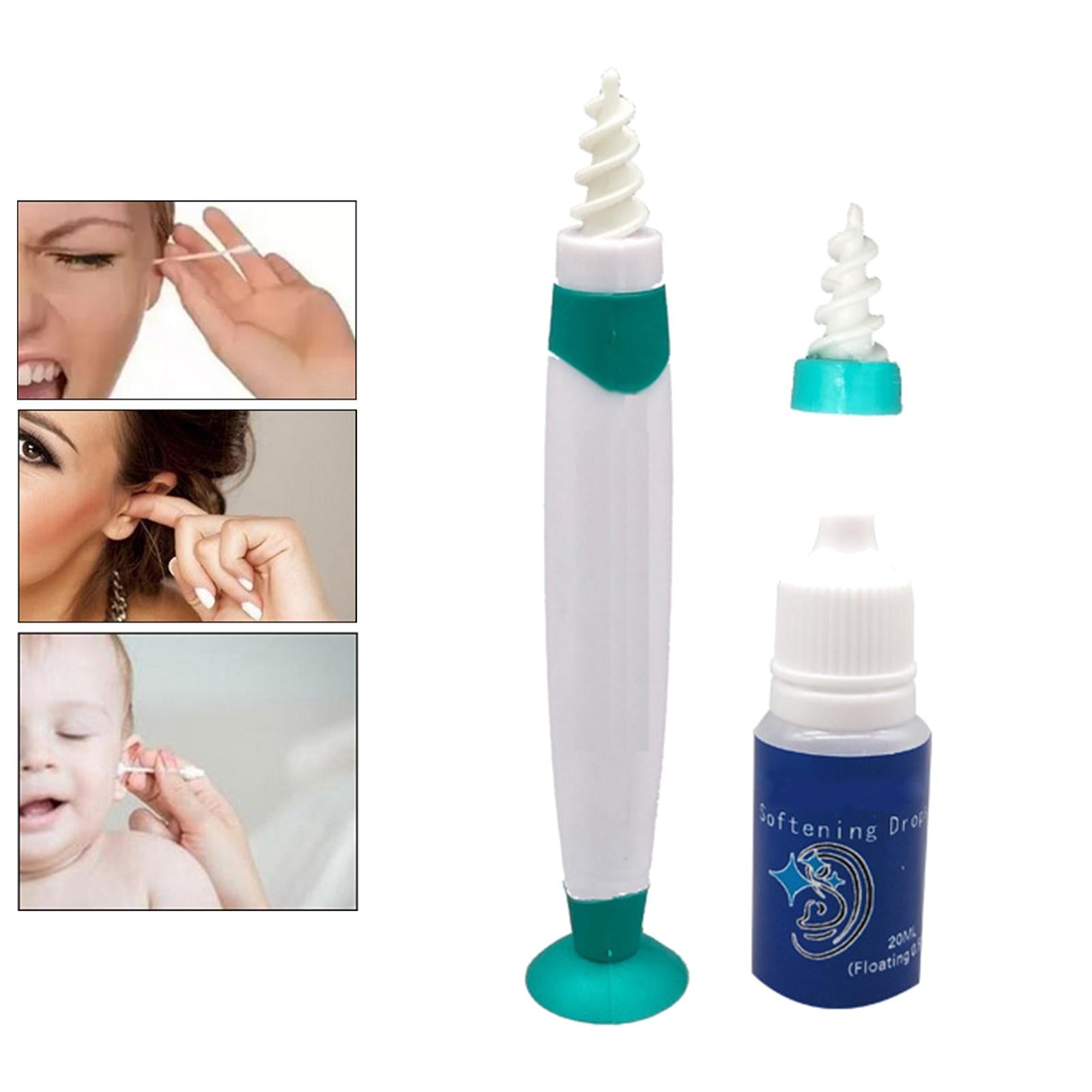 Safe Ear Wax Remover Ear Plugs Hearing Aid Health Soft Reusable for Kids Green