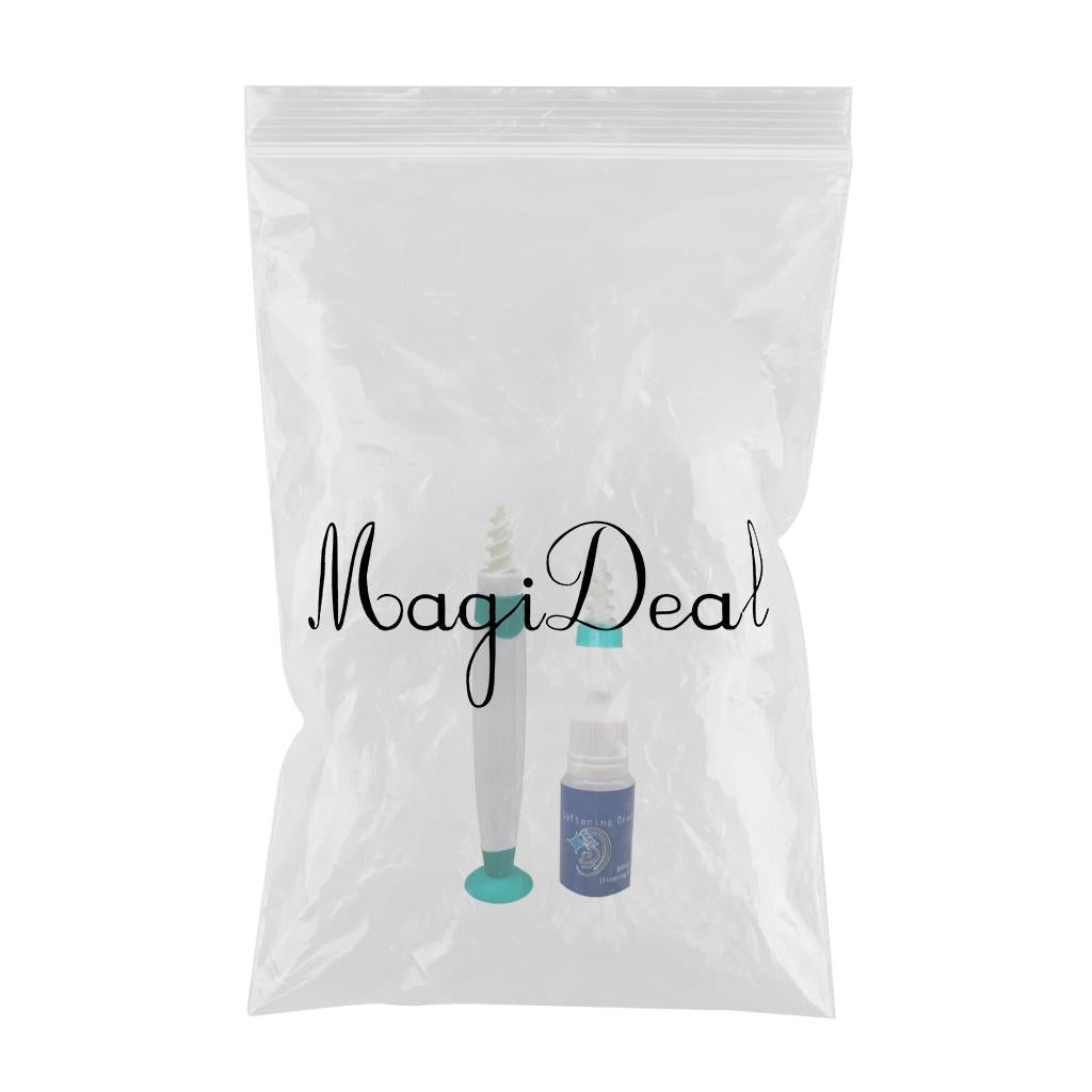 Safe Ear Wax Remover Ear Plugs Hearing Aid Health Soft Reusable for Kids Green