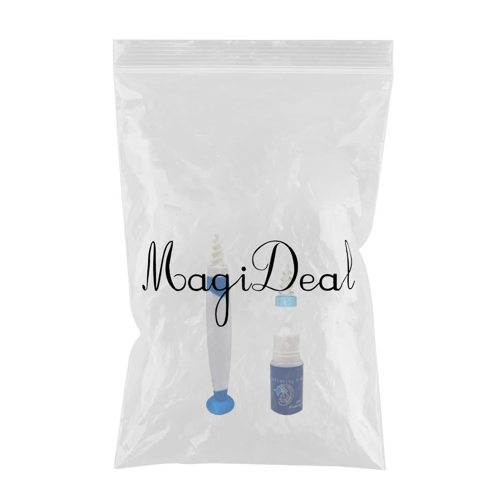 Safe Ear Wax Remover Ear Plugs Hearing Aid Health Soft Reusable for Kids Blue