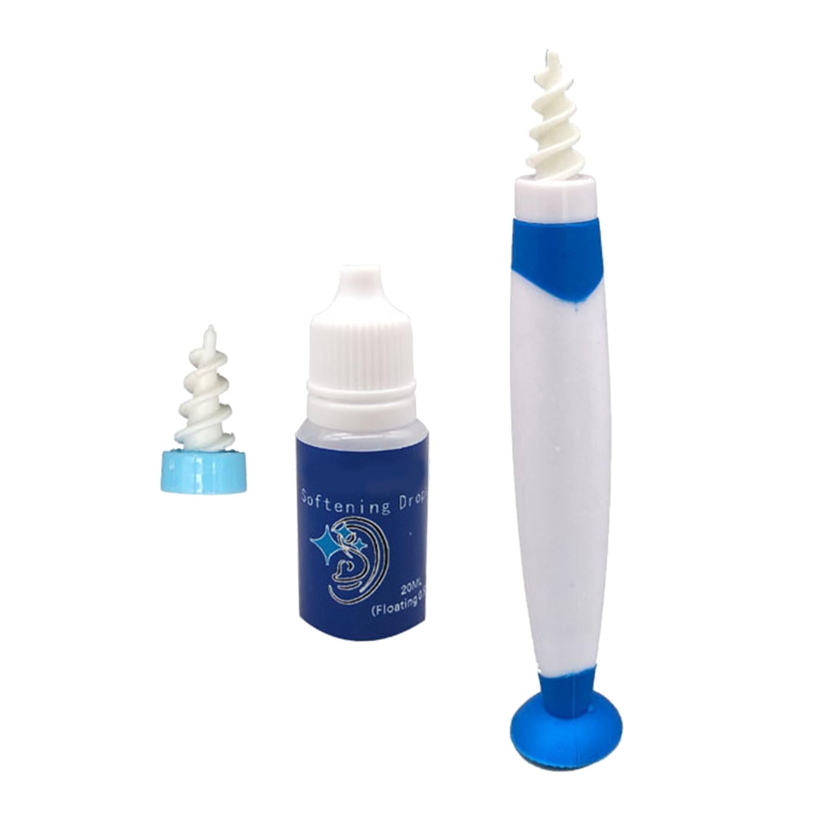 Safe Ear Wax Remover Ear Plugs Hearing Aid Health Soft Reusable for Kids Blue