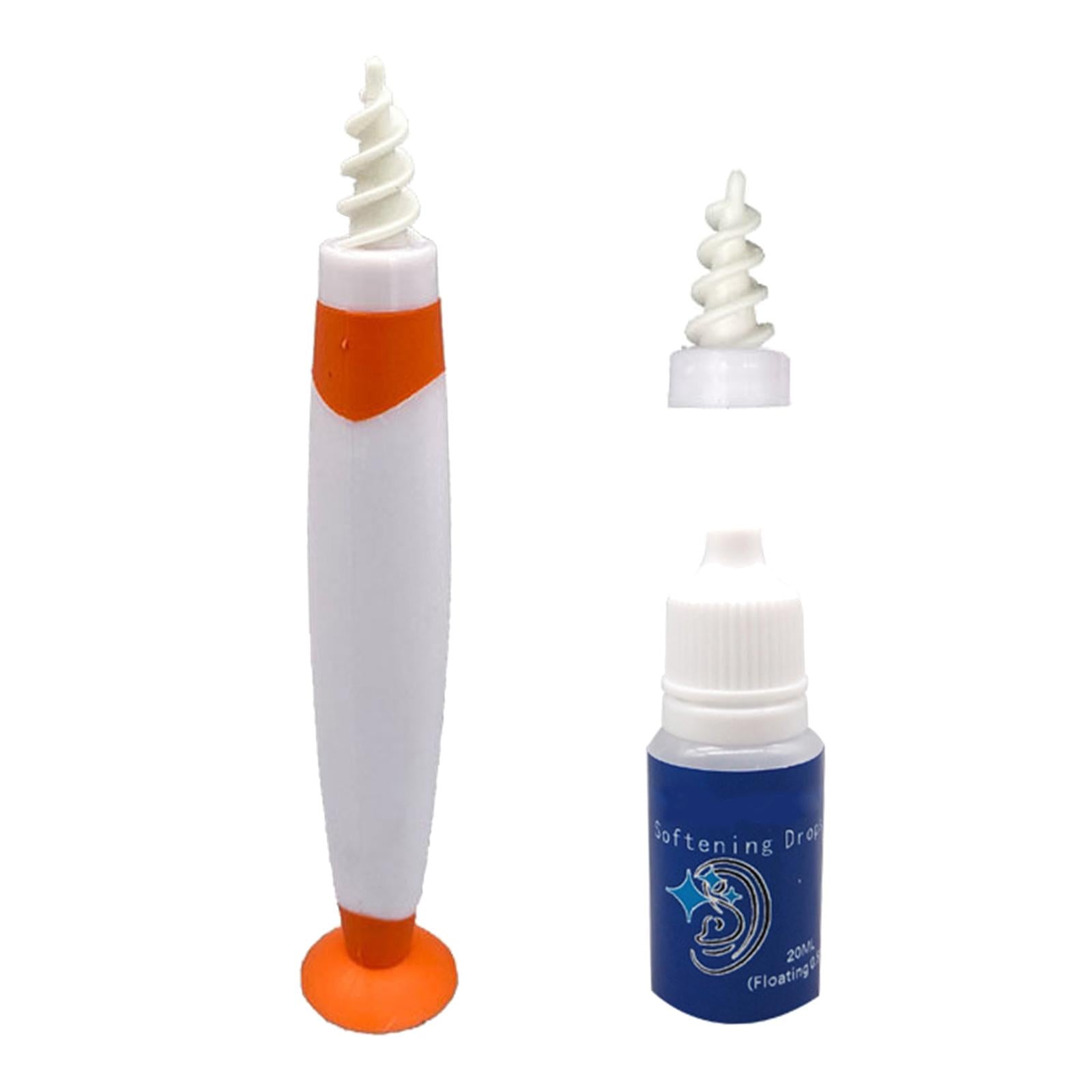 Safe Ear Wax Remover Ear Plugs Hearing Aid Health Soft Reusable for Kids Orange