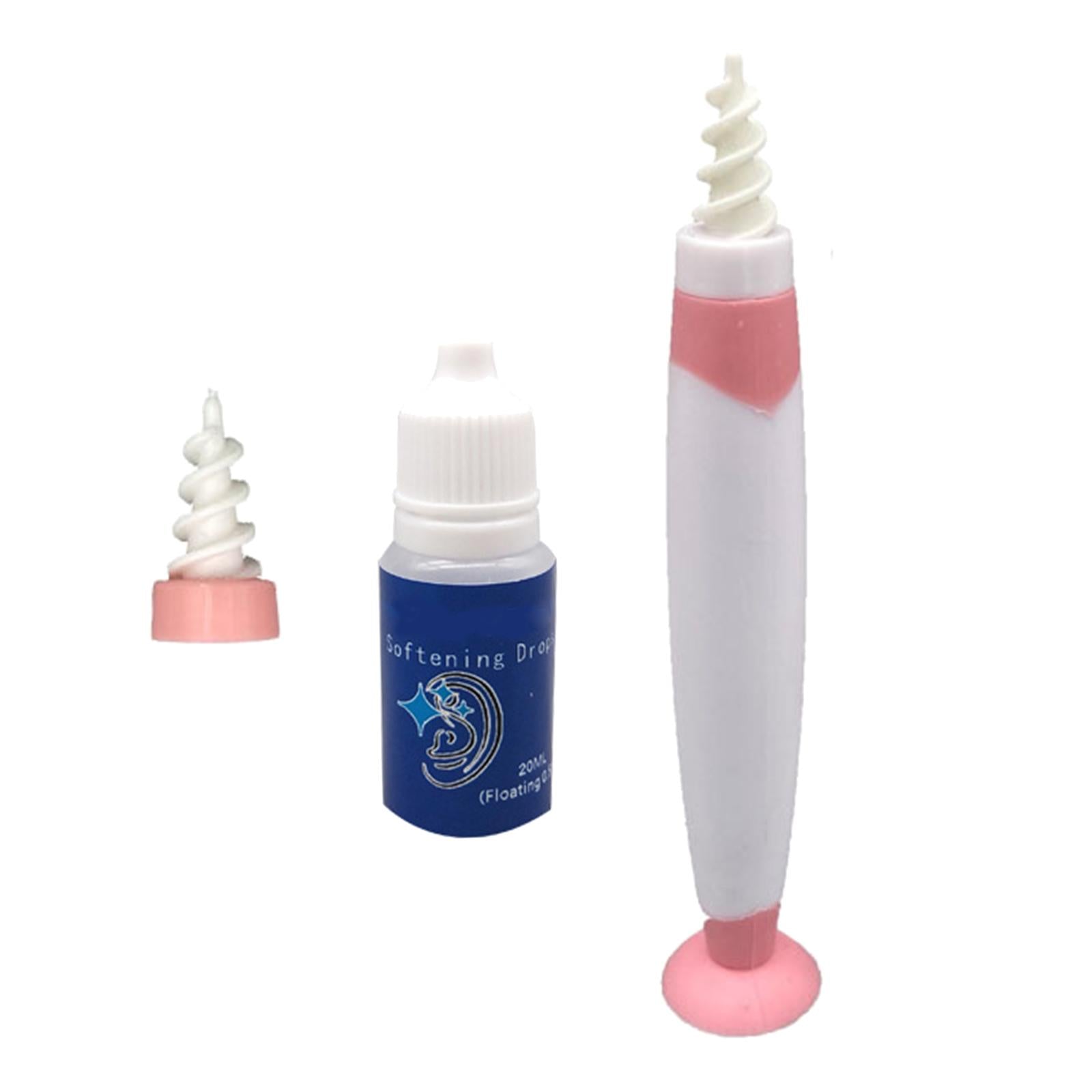 Safe Ear Wax Remover Ear Plugs Hearing Aid Health Soft Reusable for Kids Pink