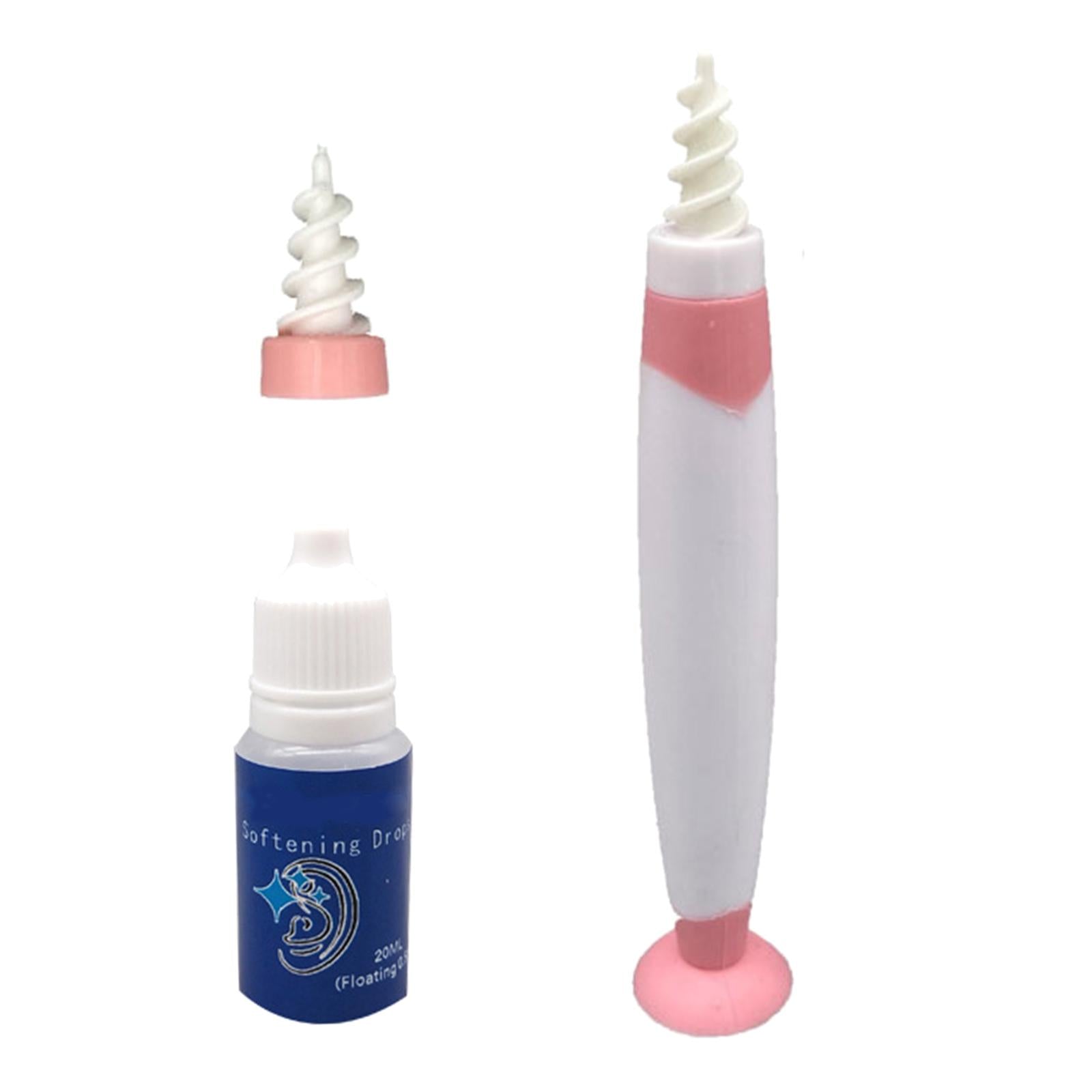 Safe Ear Wax Remover Ear Plugs Hearing Aid Health Soft Reusable for Kids Pink