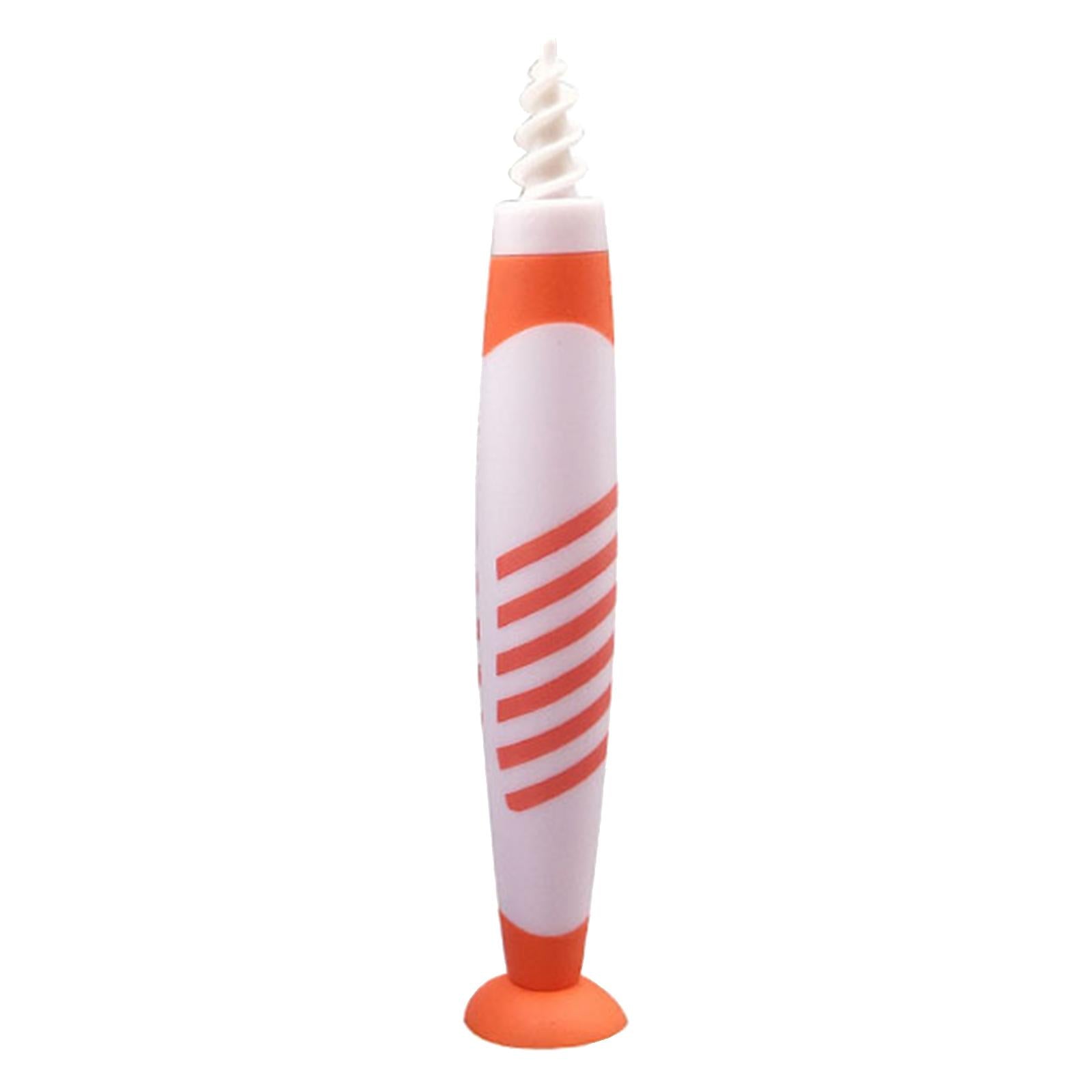 Safe Ear Wax Remover Ear Plugs Hearing Aid Health Soft Reusable for Kids Orange Stripe